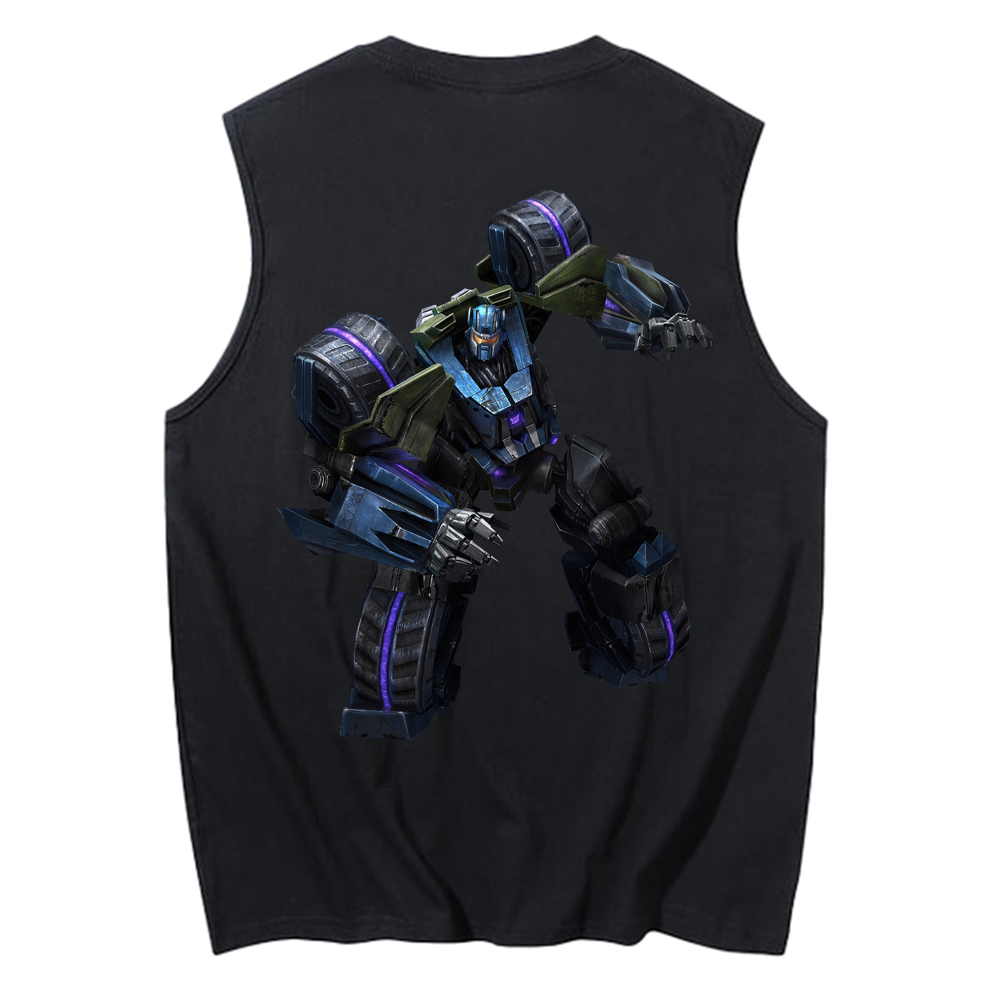 （画像用） Transformers トランスフォーマー コットン100％タンクトップ（背面プリント）
