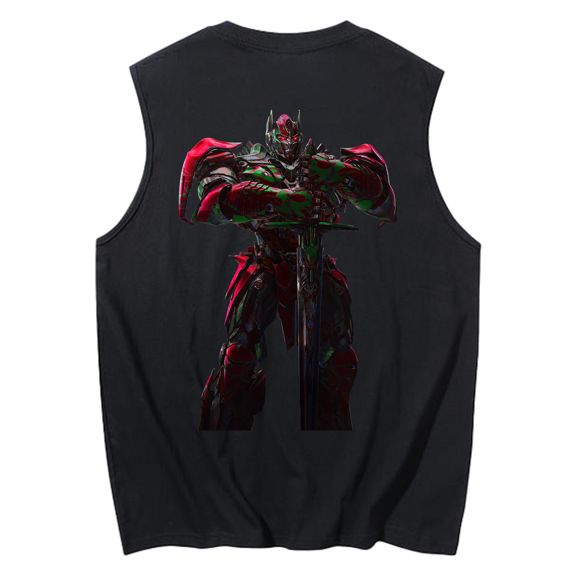 （画像用） Transformers トランスフォーマー コットン100％タンクトップ（背面プリント）
