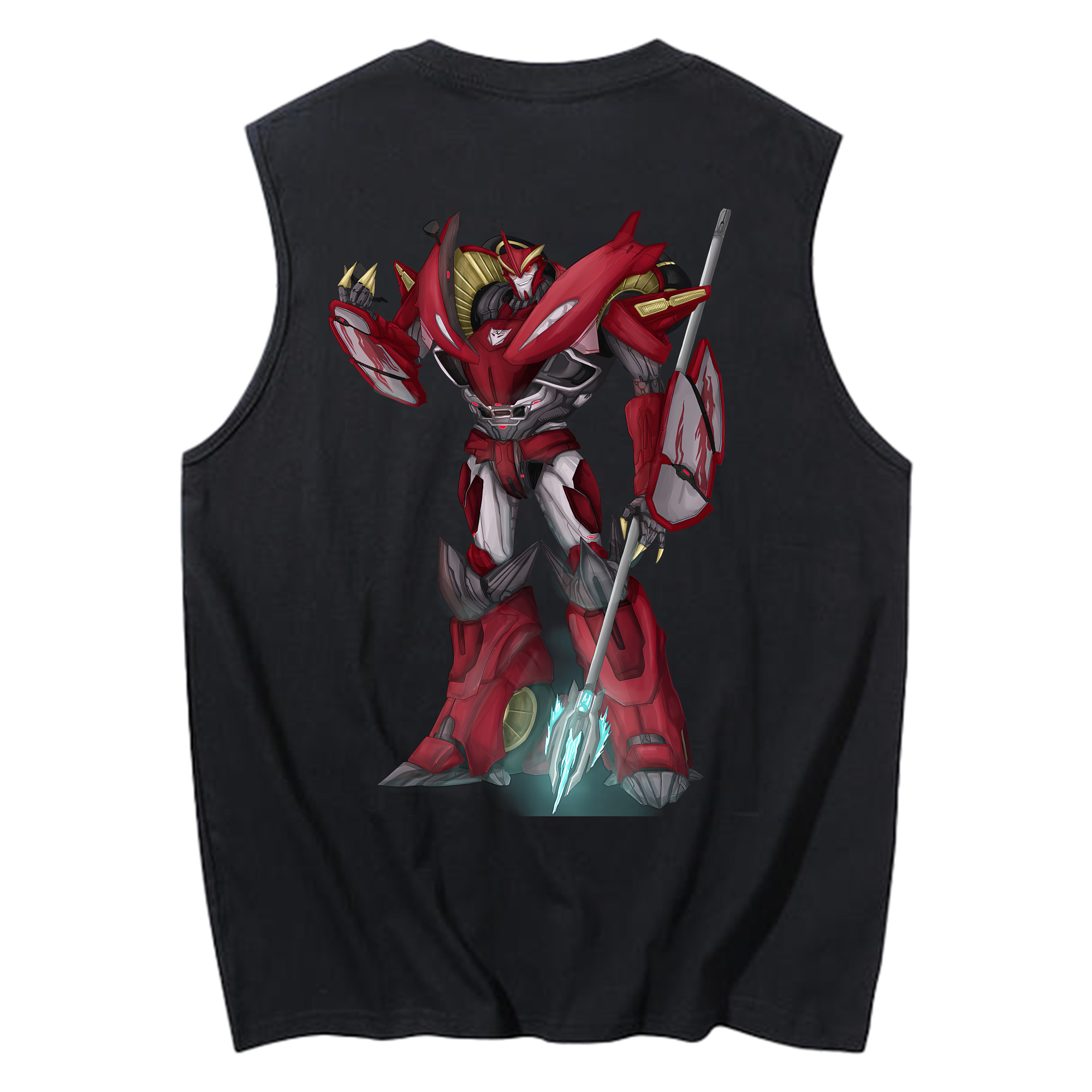 （画像用） Transformers トランスフォーマー コットン100％タンクトップ（背面プリント）