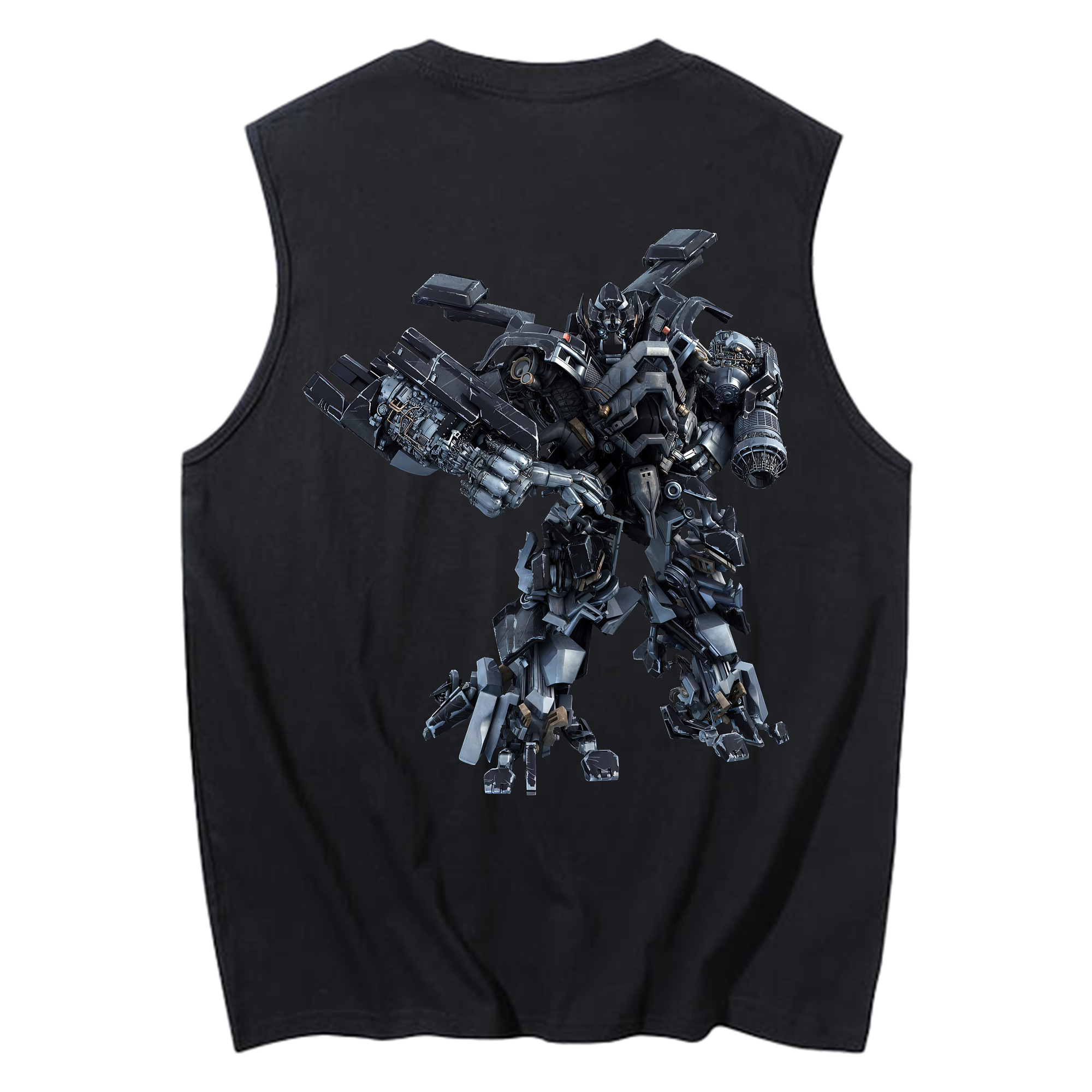 （画像用） Transformers トランスフォーマー コットン100％タンクトップ（背面プリント）