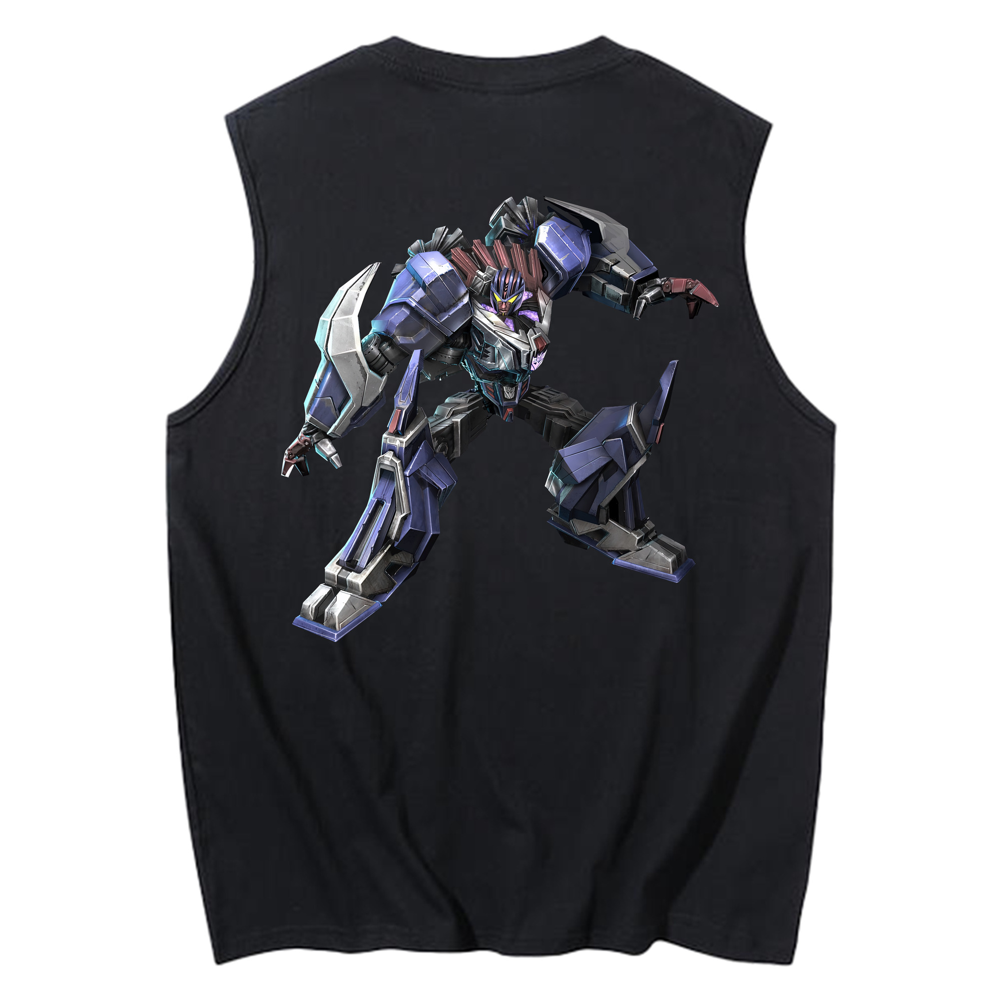 （画像用） Transformers トランスフォーマー コットン100％タンクトップ（背面プリント）