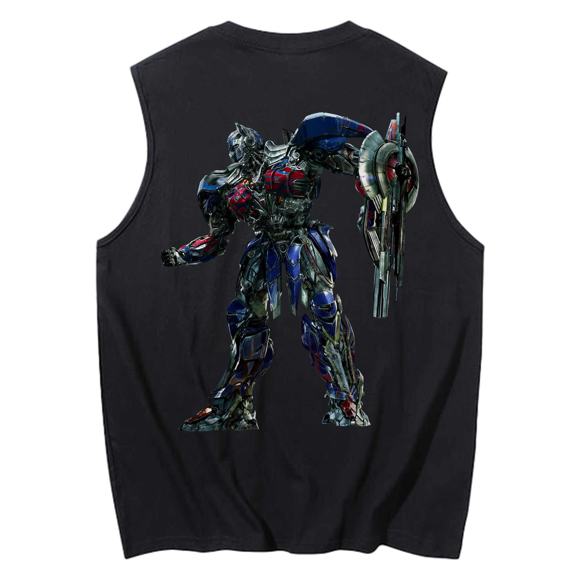 （画像用） Transformers トランスフォーマー コットン100％タンクトップ（背面プリント）