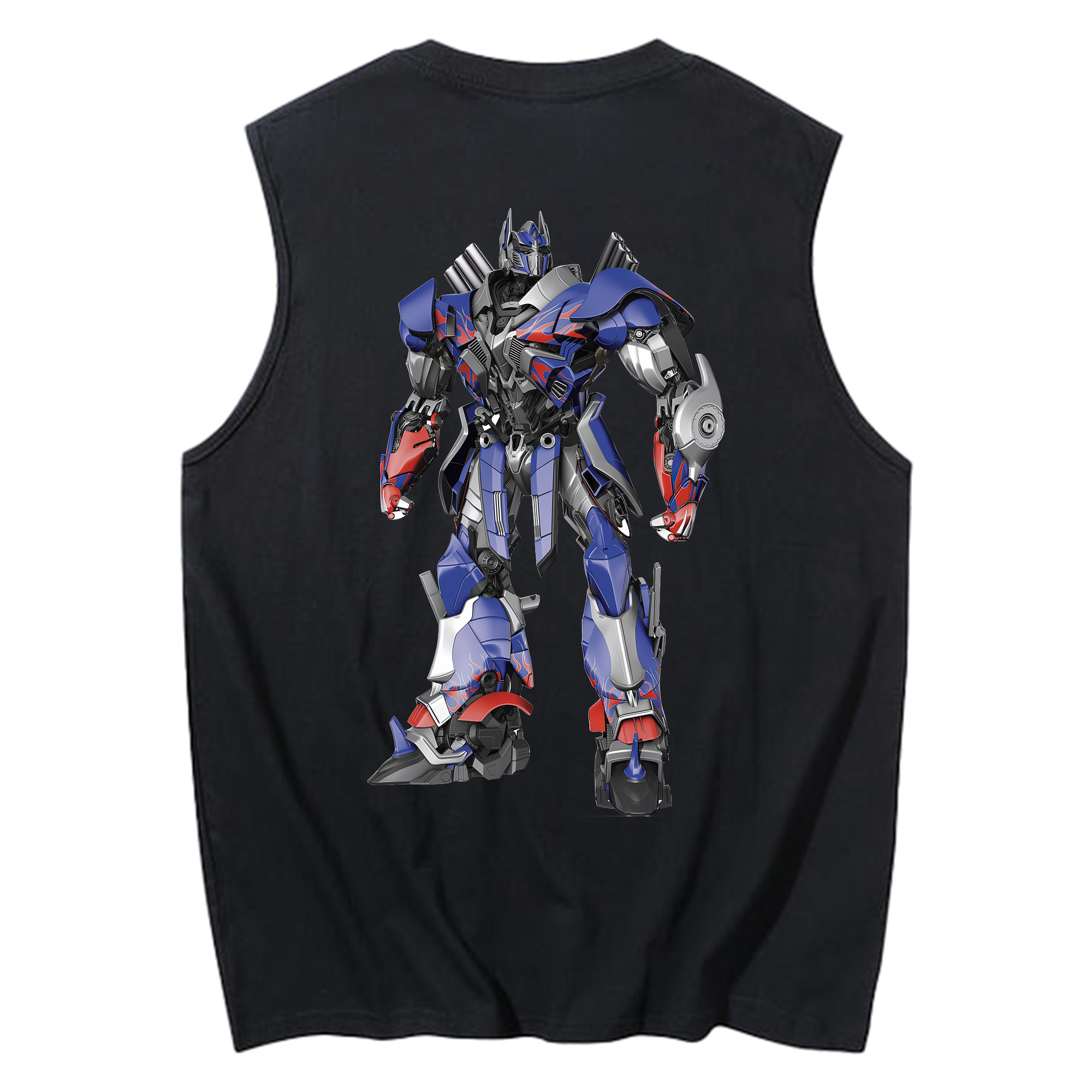 （画像用） Transformers トランスフォーマー コットン100％タンクトップ（背面プリント）