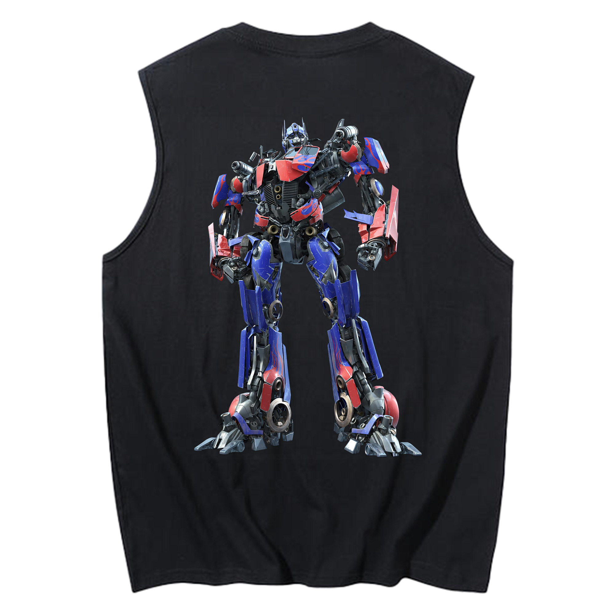 （画像用） Transformers トランスフォーマー コットン100％タンクトップ（背面プリント）