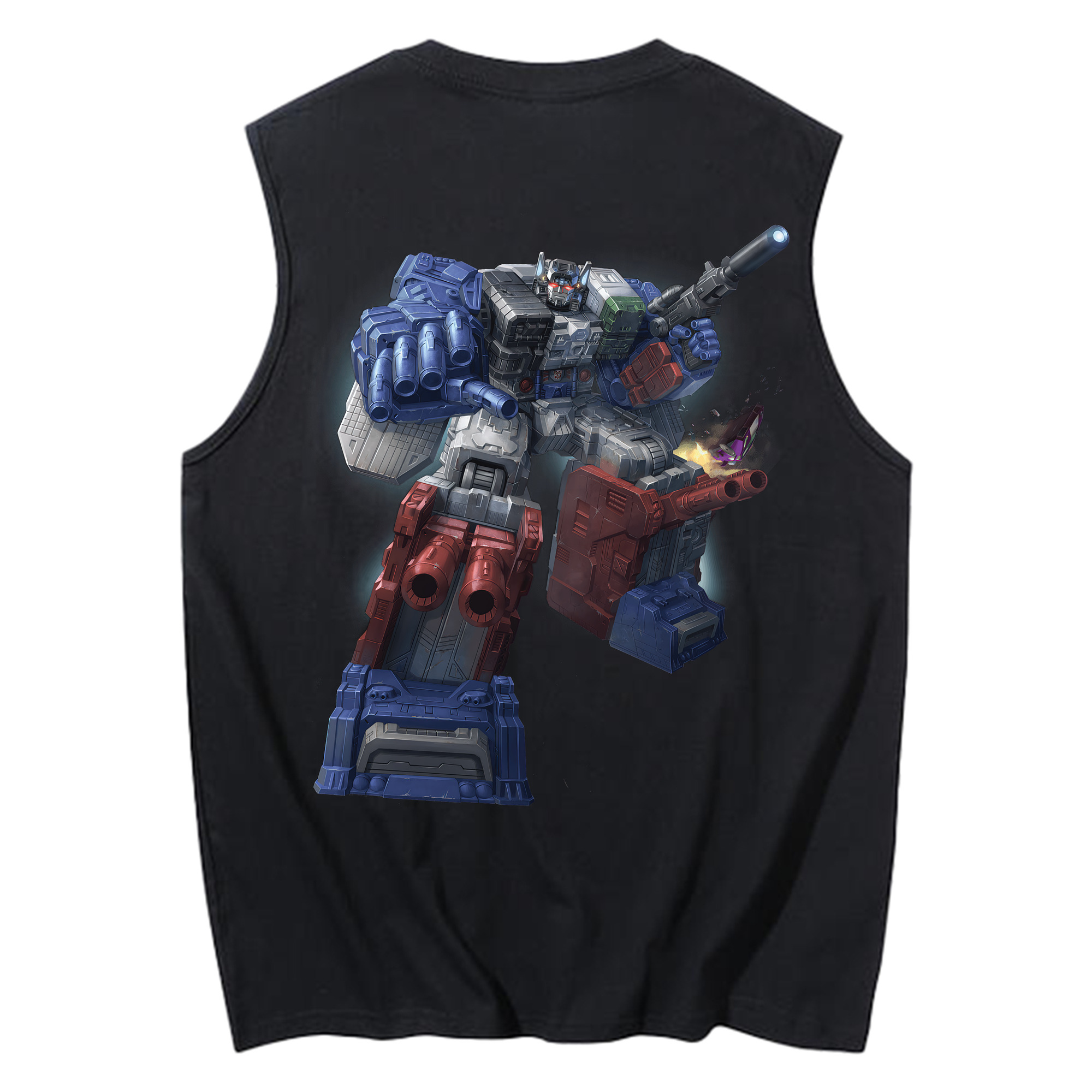 （画像用） Transformers トランスフォーマー コットン100％タンクトップ（背面プリント）
