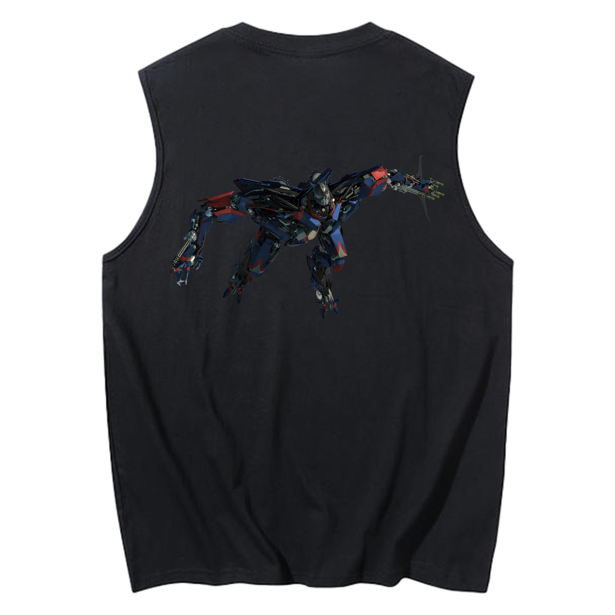 （画像用） Transformers トランスフォーマー コットン100％タンクトップ（背面プリント）