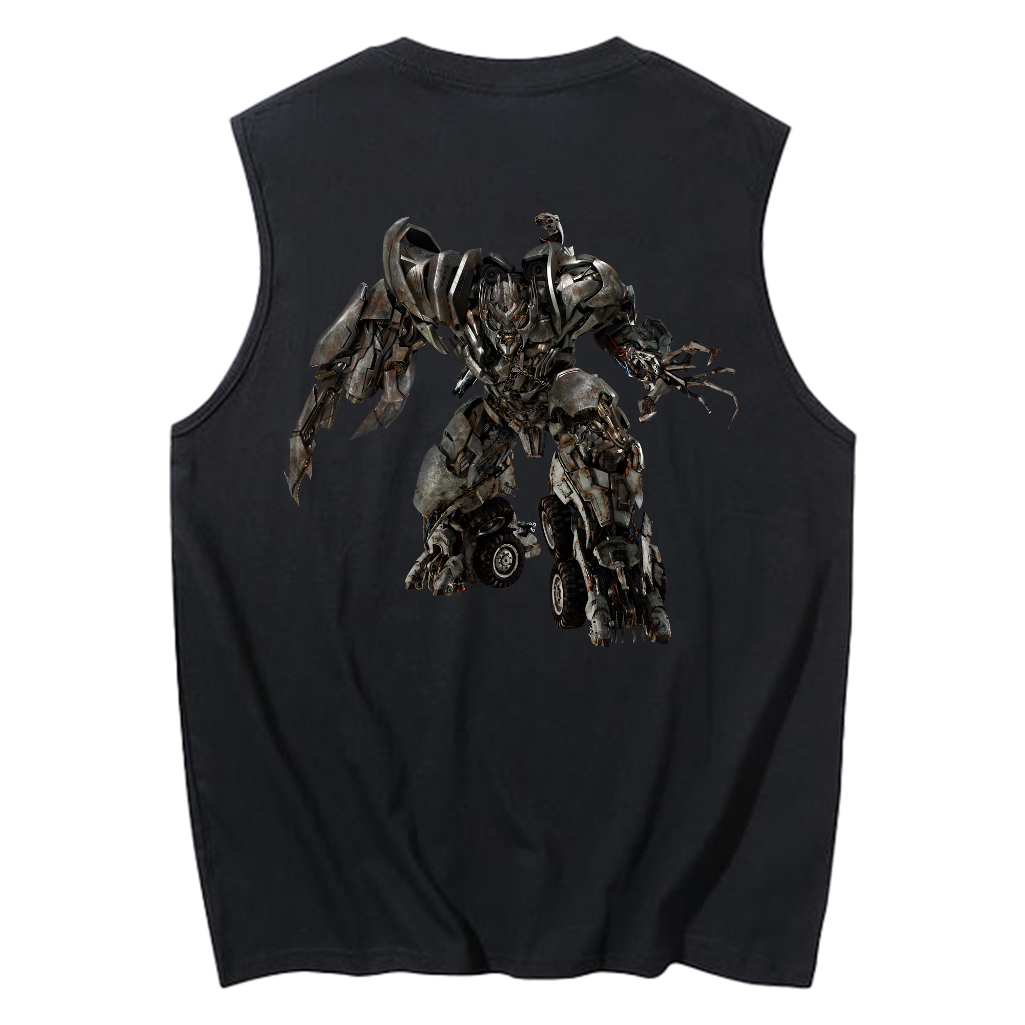 （画像用） Transformers トランスフォーマー コットン100％タンクトップ（背面プリント）