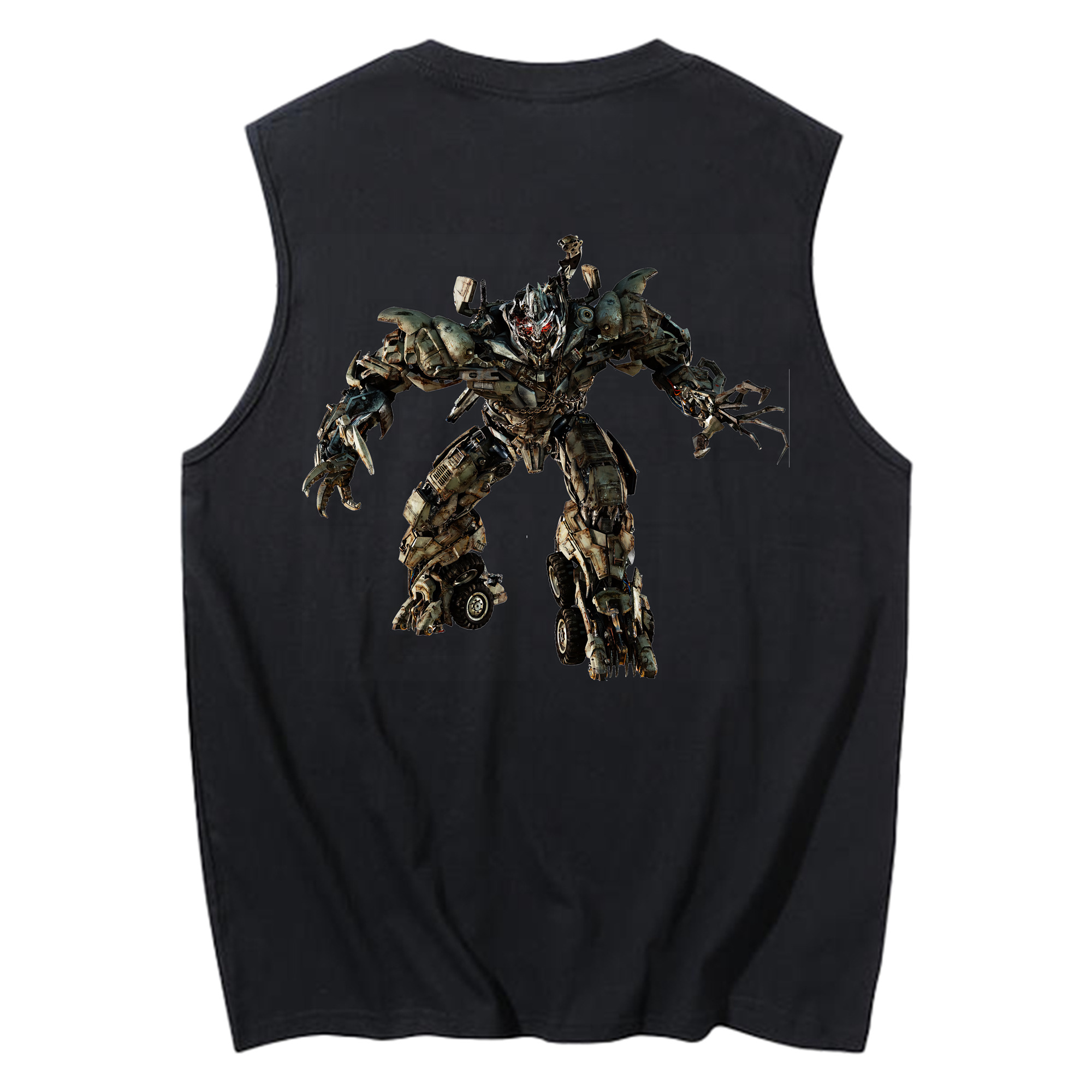 （画像用） Transformers トランスフォーマー コットン100％タンクトップ（背面プリント）