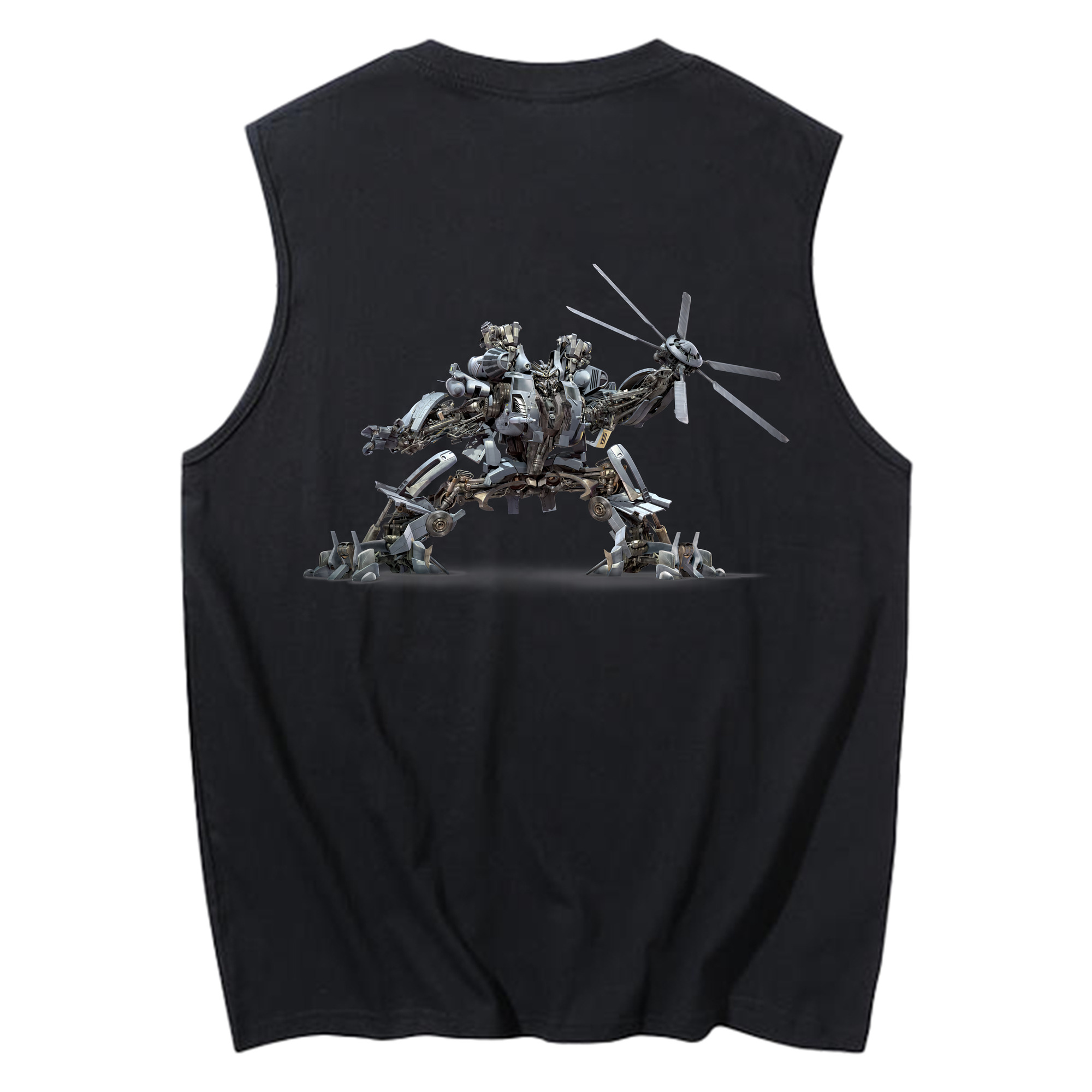 （画像用） Transformers トランスフォーマー コットン100％タンクトップ（背面プリント）