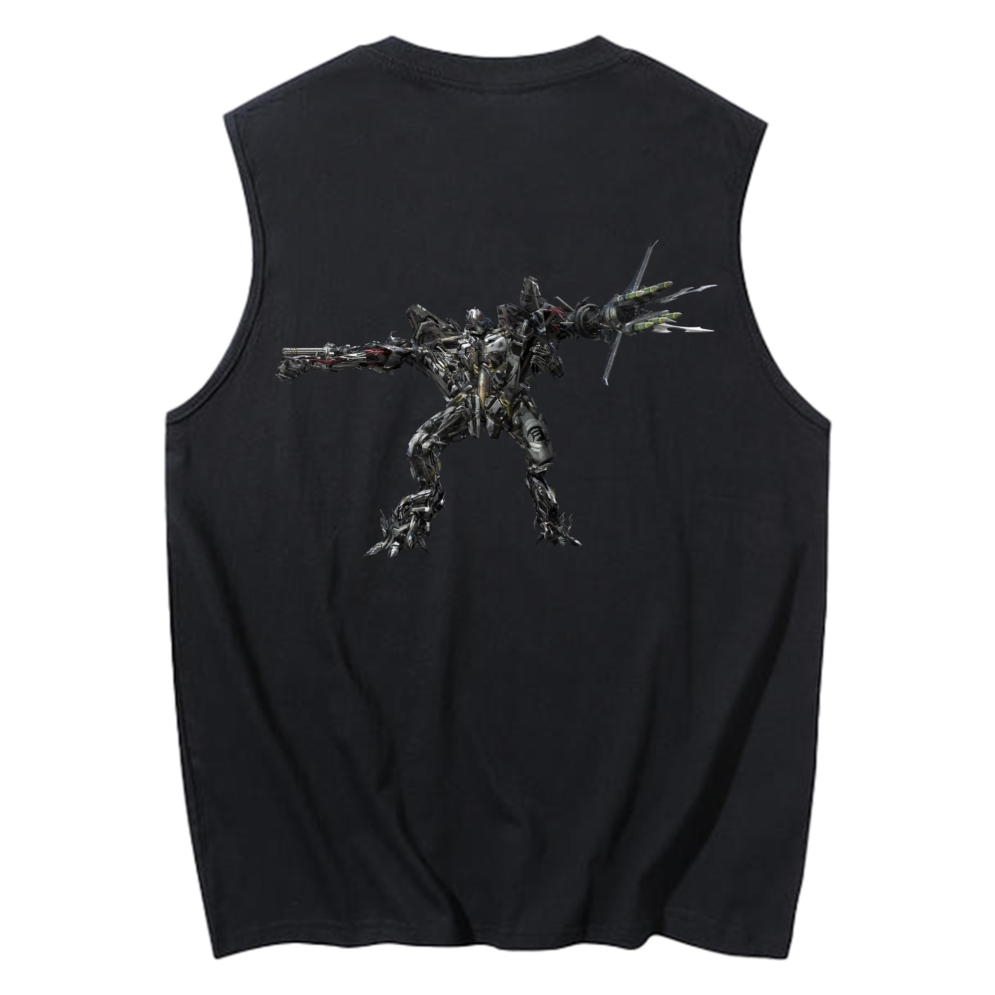 （画像用） Transformers トランスフォーマー コットン100％タンクトップ（背面プリント）