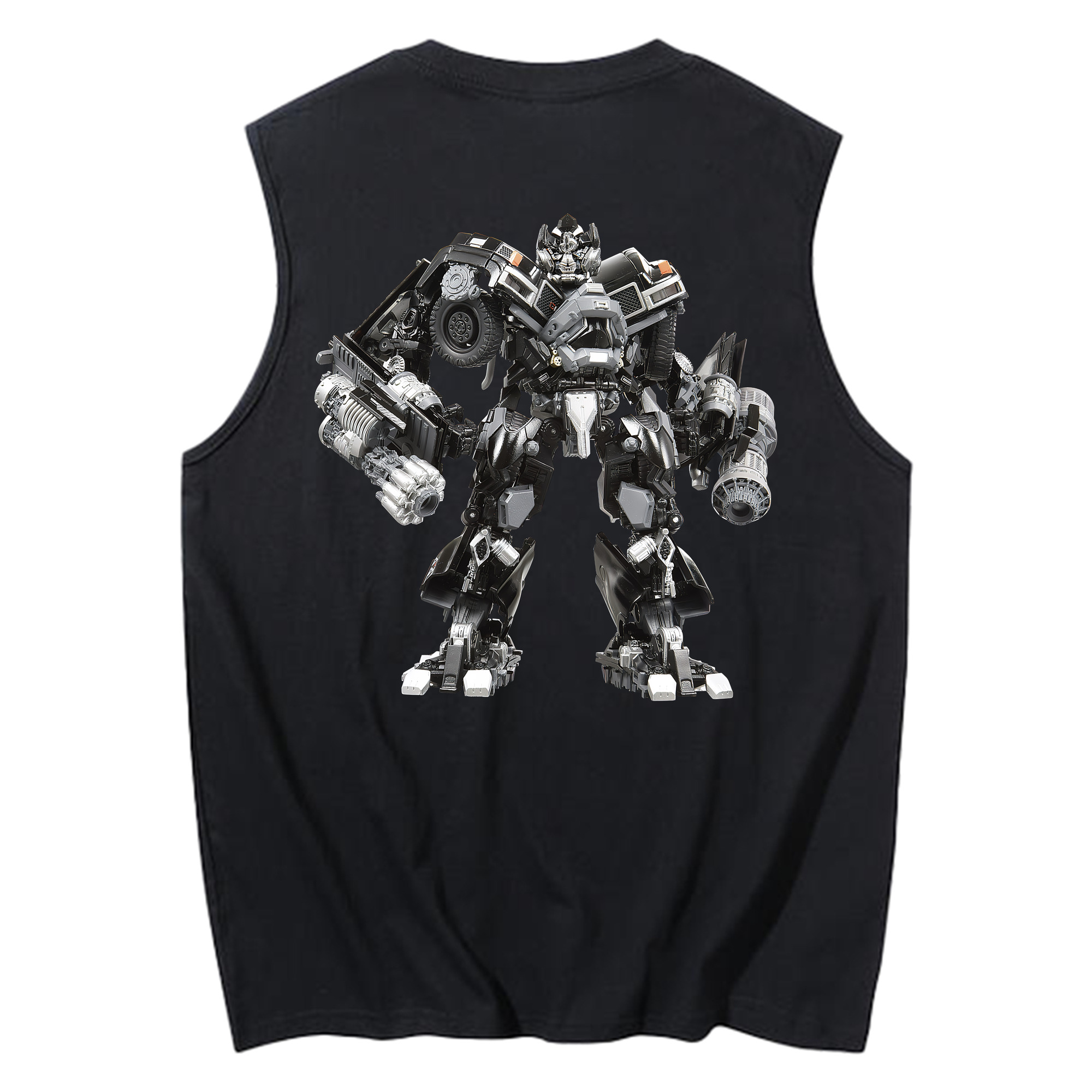 （画像用） Transformers トランスフォーマー コットン100％タンクトップ（背面プリント）