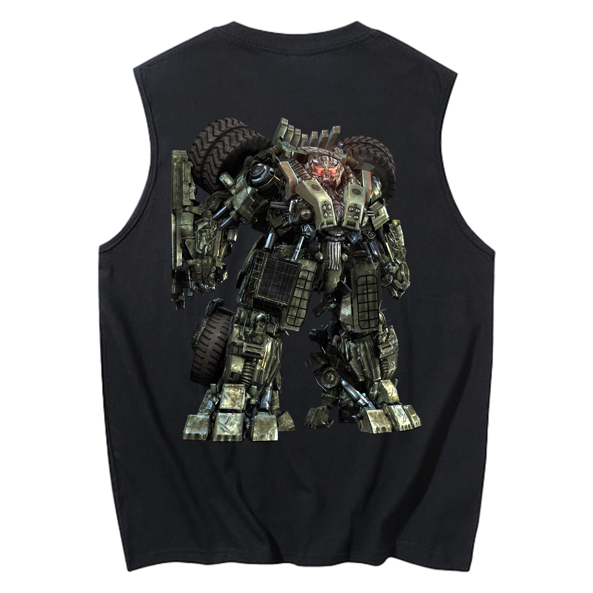 （画像用） Transformers トランスフォーマー コットン100％タンクトップ（背面プリント）
