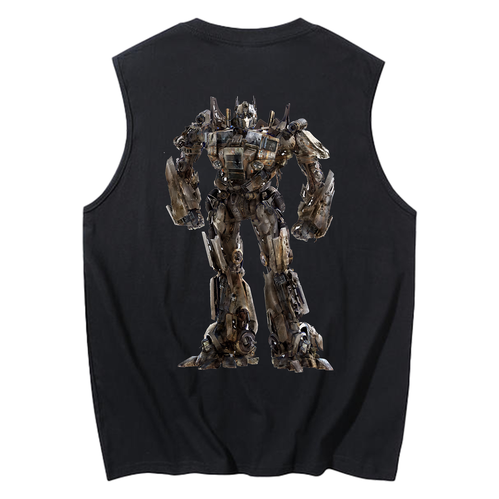 （画像用） Transformers トランスフォーマー コットン100％タンクトップ（背面プリント）