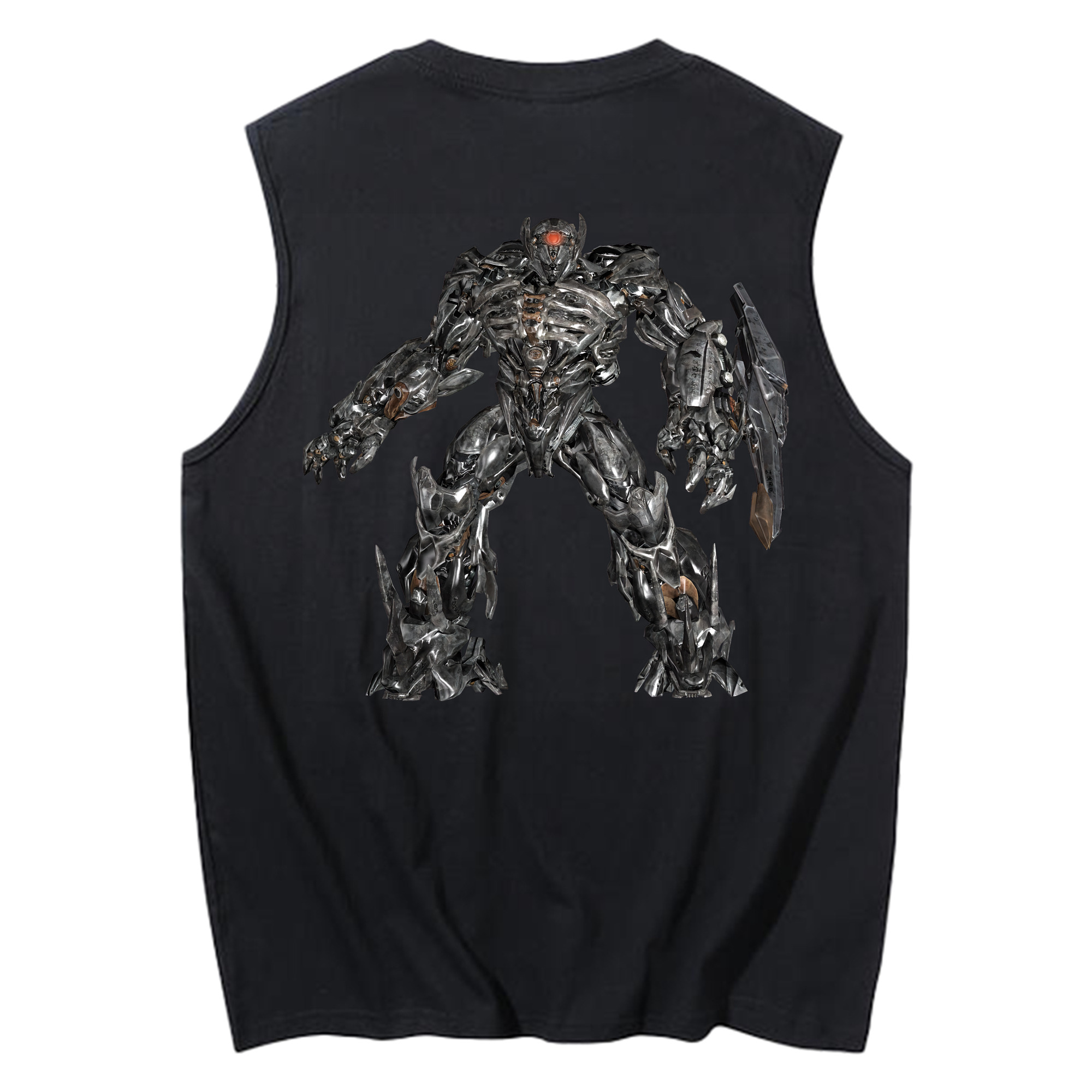 （画像用） Transformers トランスフォーマー コットン100％タンクトップ（背面プリント）