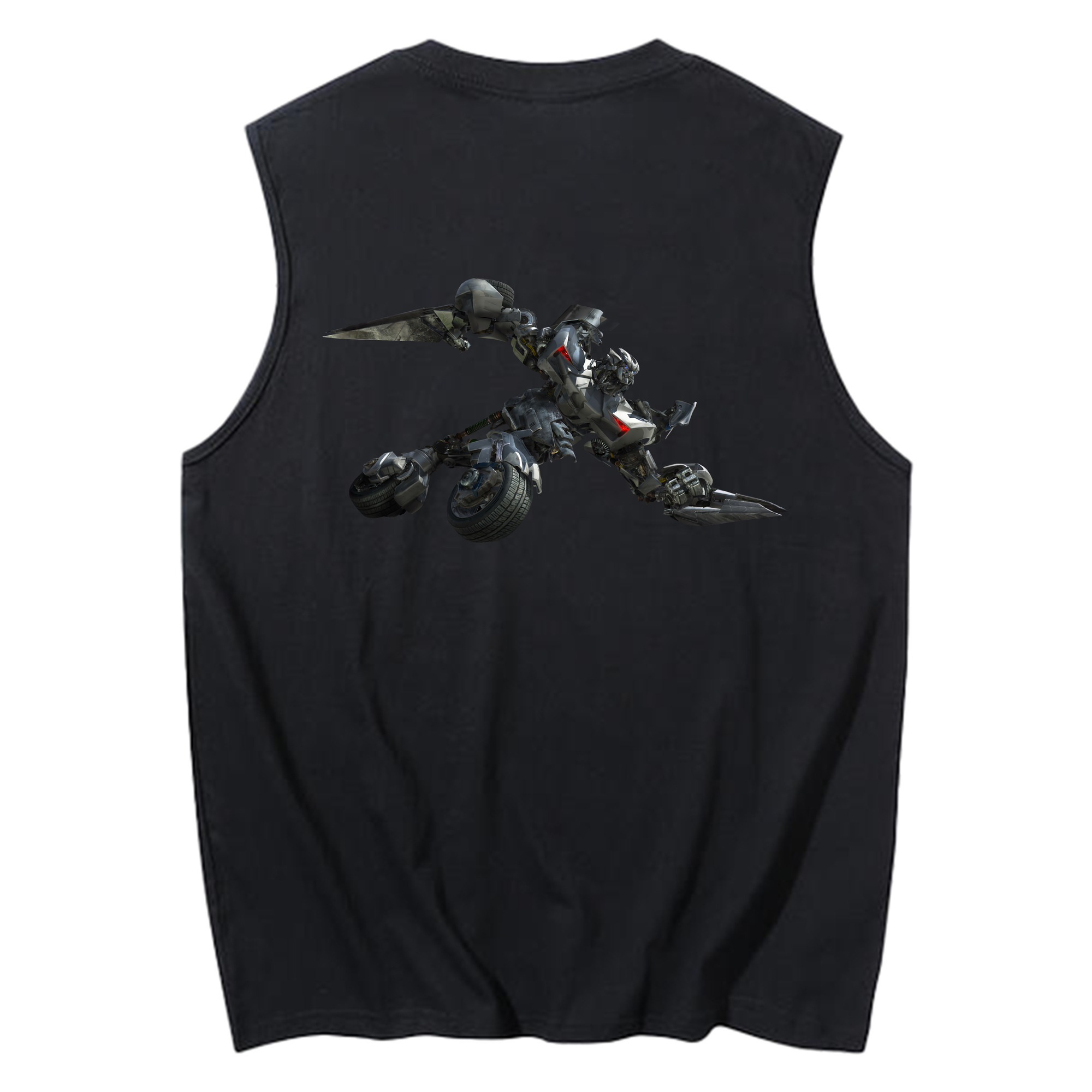 （画像用） Transformers トランスフォーマー コットン100％タンクトップ（背面プリント）