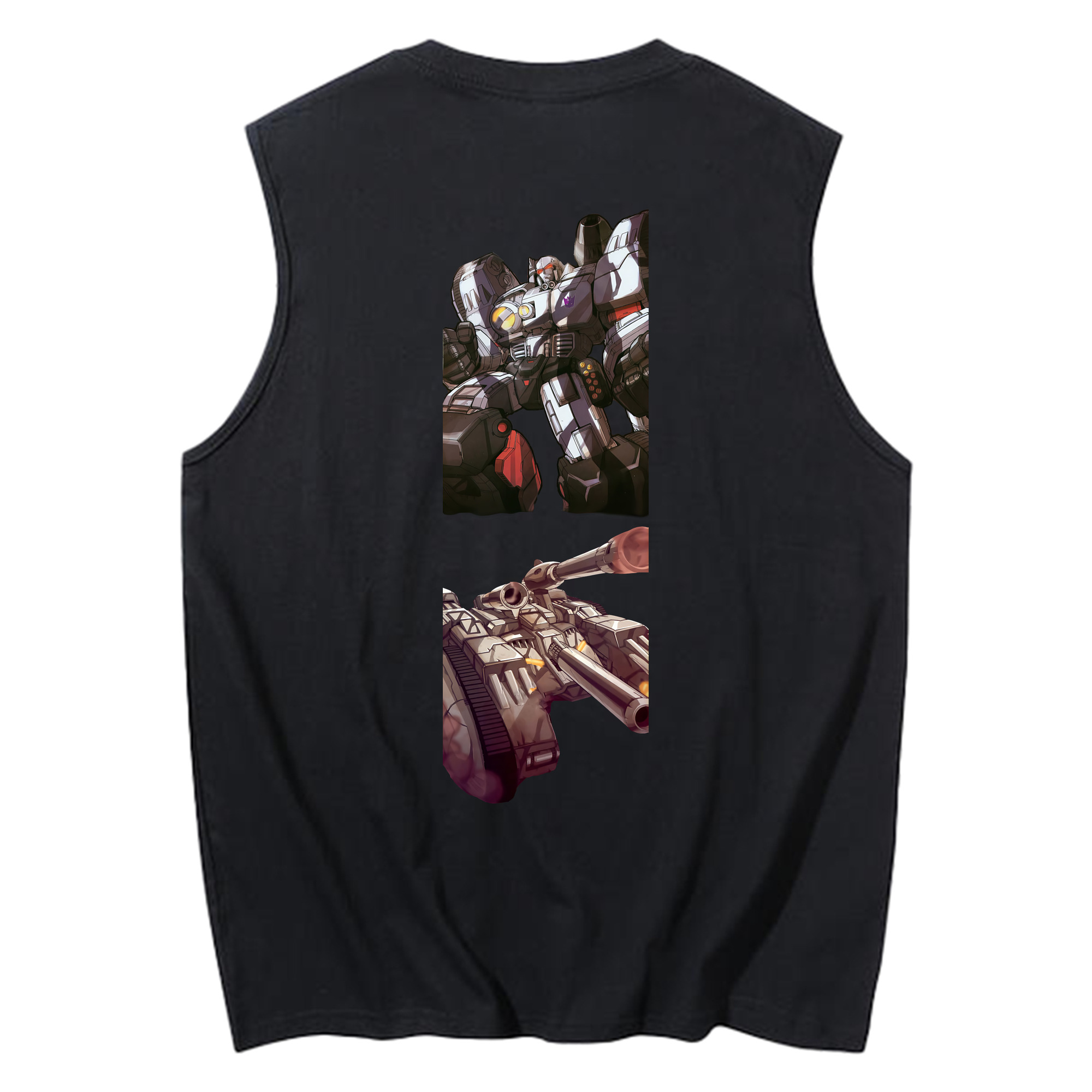 （画像用） Transformers トランスフォーマー コットン100％タンクトップ（背面プリント）