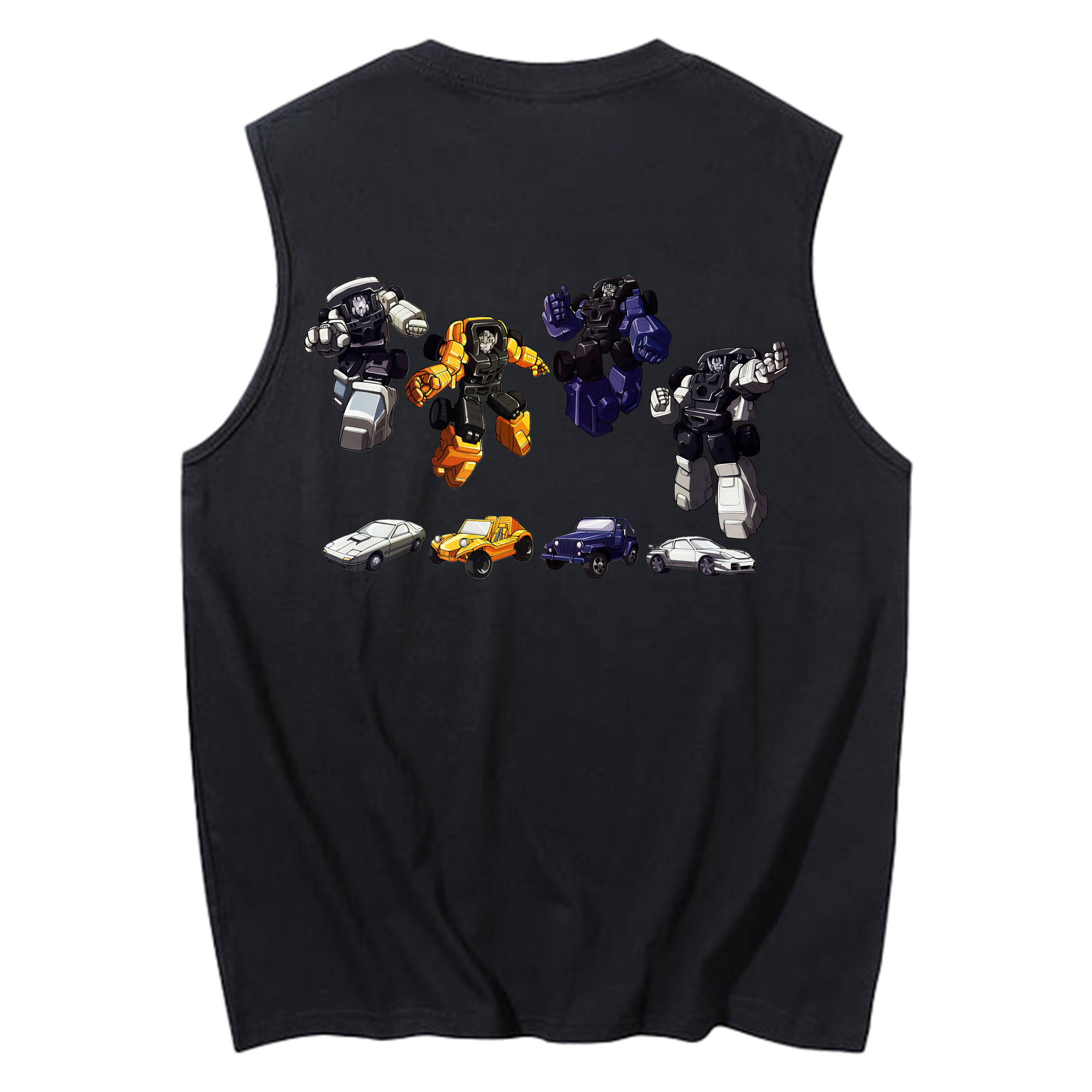 （画像用） Transformers トランスフォーマー コットン100％タンクトップ（背面プリント）