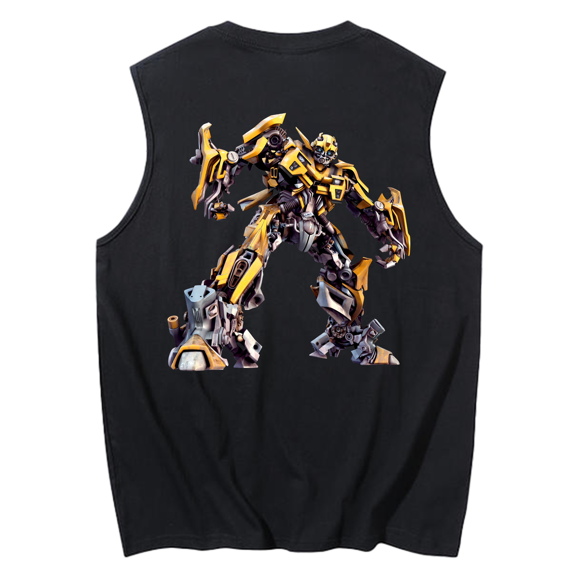 （画像用） Transformers トランスフォーマー コットン100％タンクトップ（背面プリント）