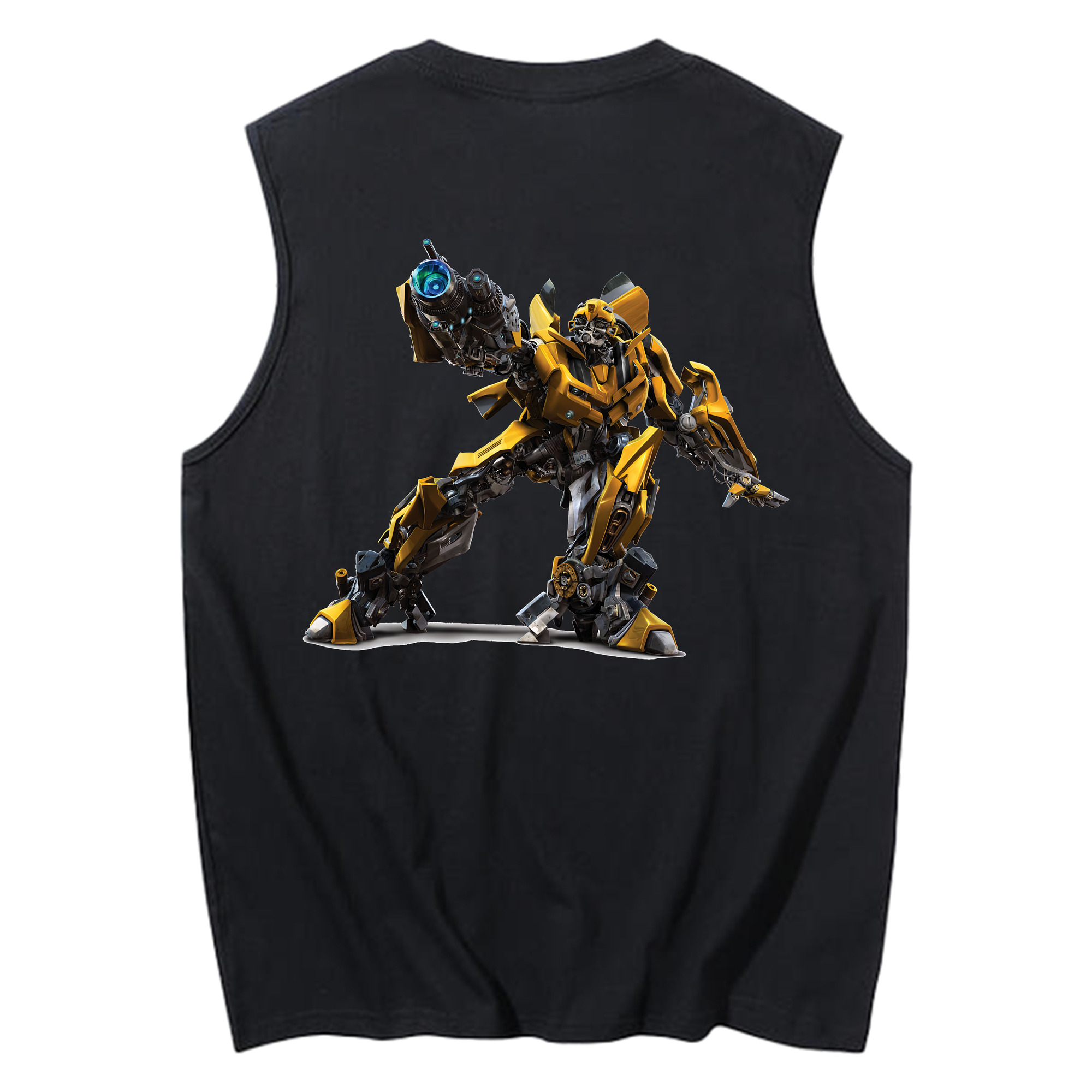 （画像用） Transformers トランスフォーマー コットン100％タンクトップ（背面プリント）