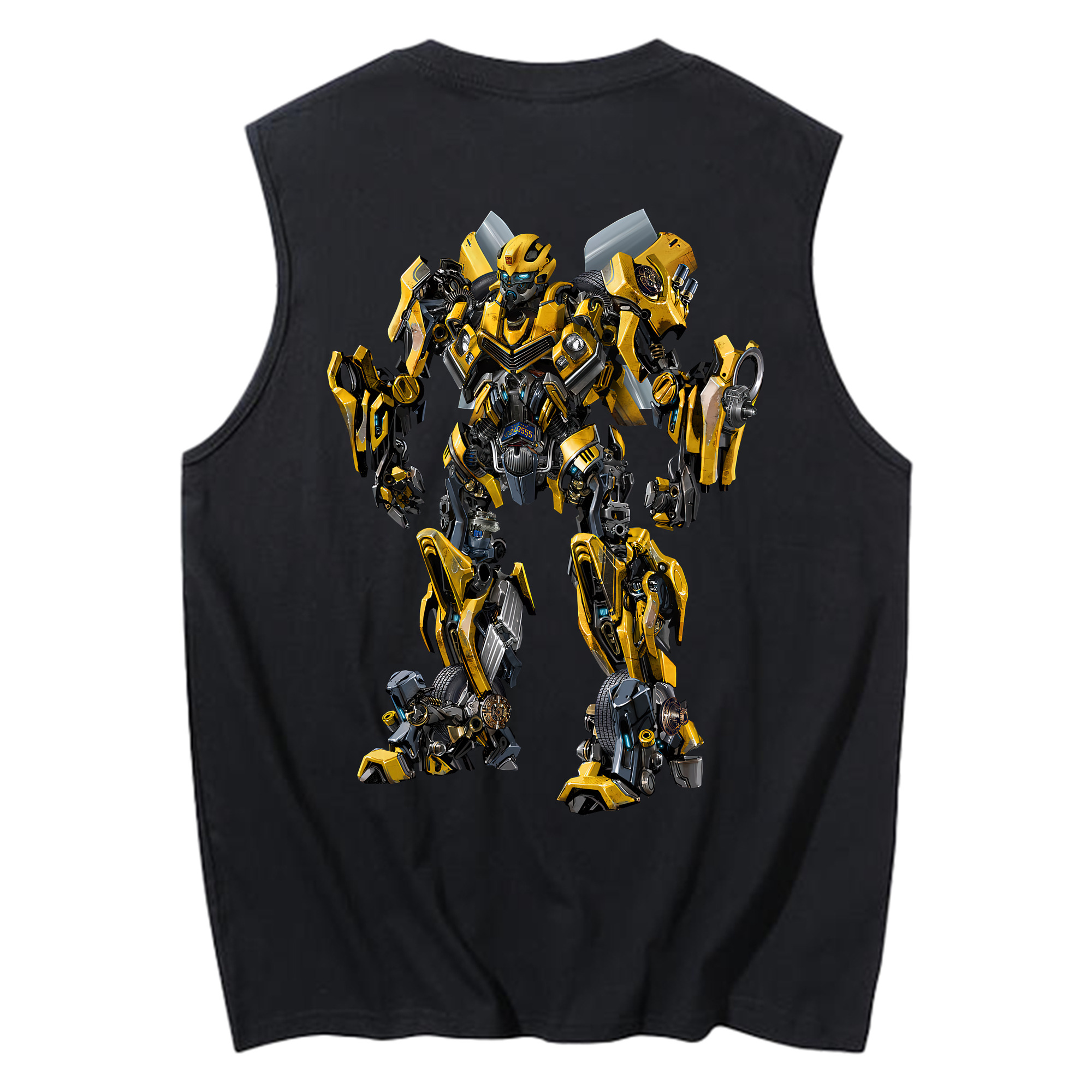 （画像用） Transformers トランスフォーマー コットン100％タンクトップ（背面プリント）