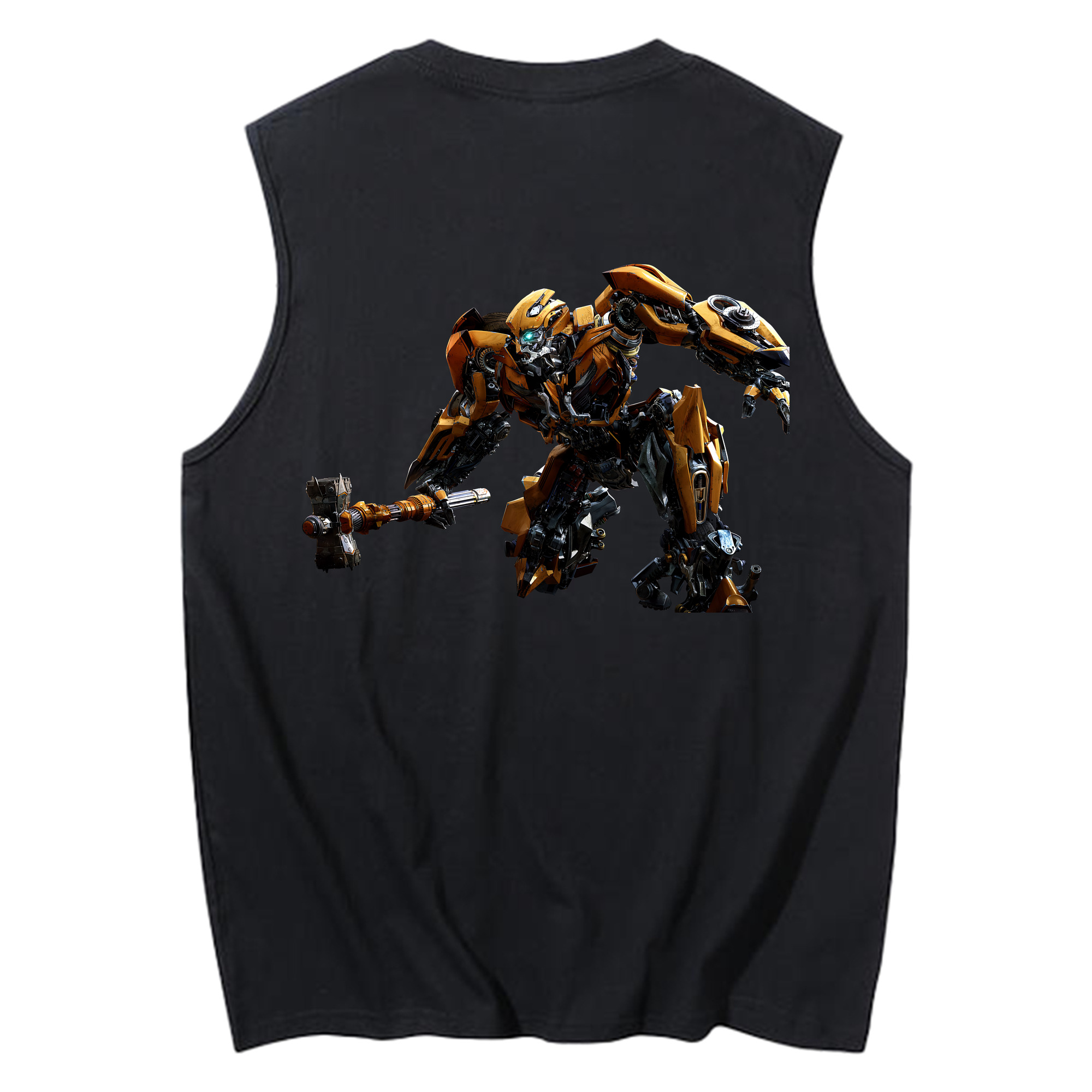 （画像用） Transformers トランスフォーマー コットン100％タンクトップ（背面プリント）