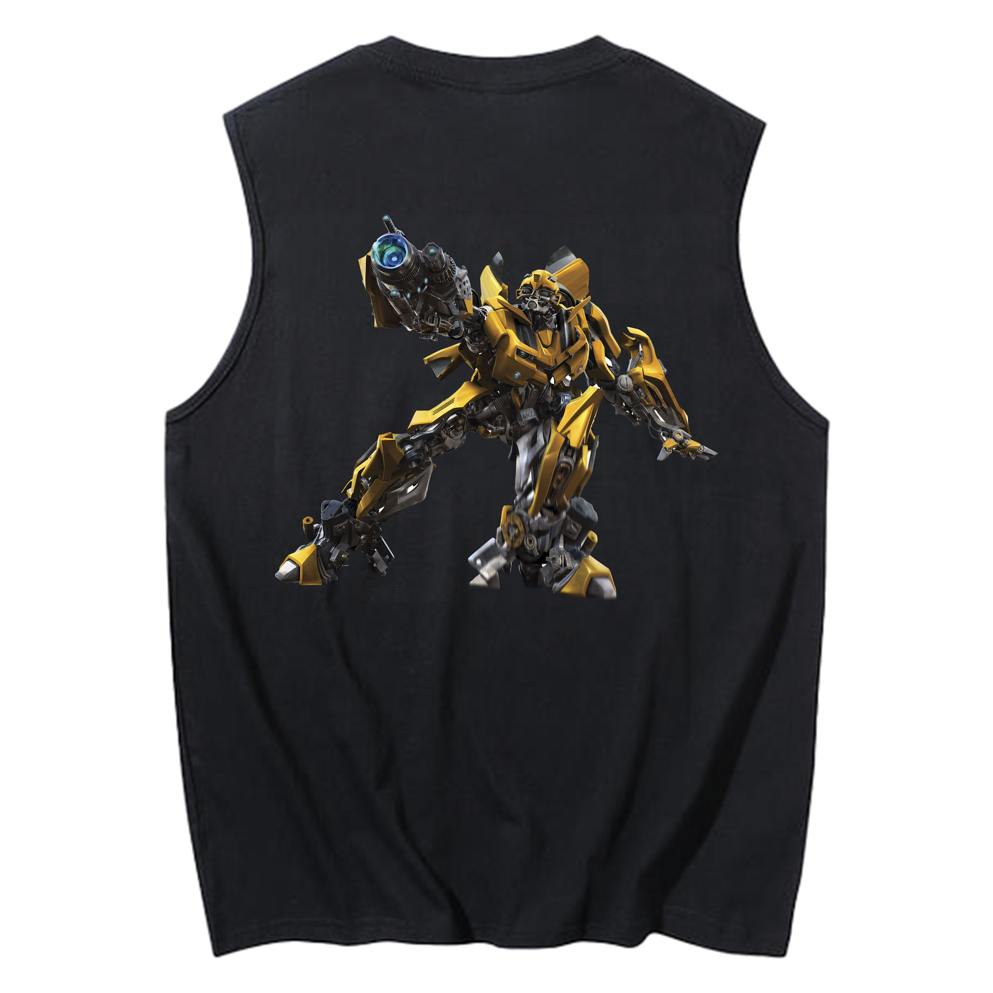 （画像用） Transformers トランスフォーマー コットン100％タンクトップ（背面プリント）