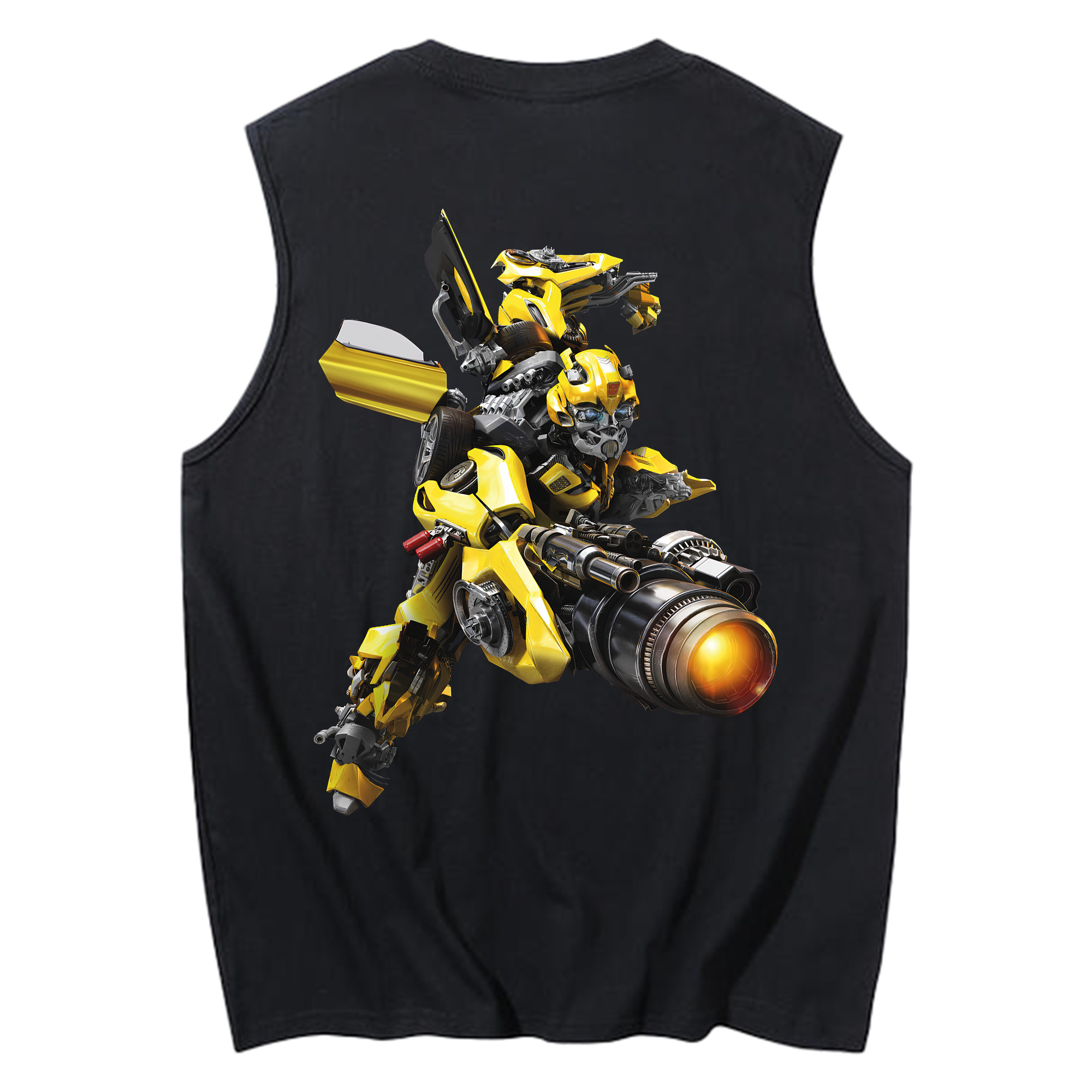 （画像用） Transformers トランスフォーマー コットン100％タンクトップ（背面プリント）