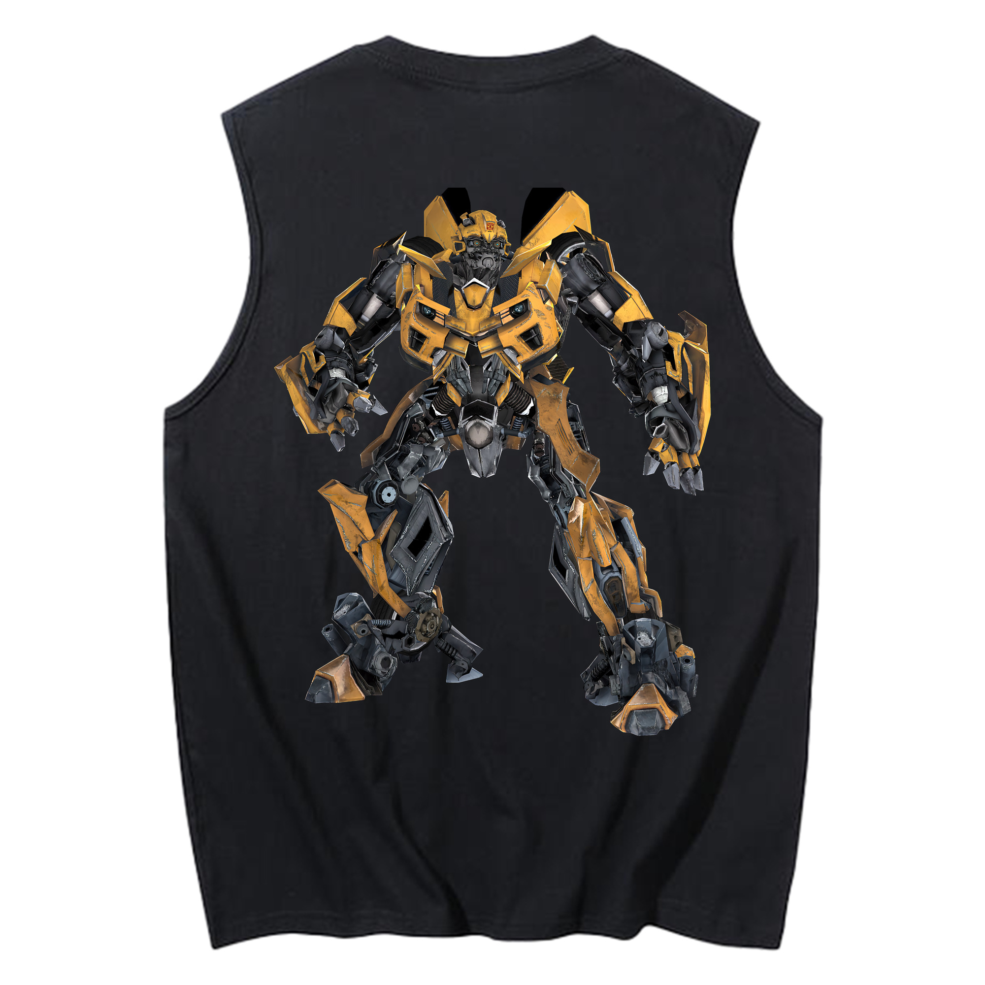 （画像用） Transformers トランスフォーマー コットン100％タンクトップ（背面プリント）