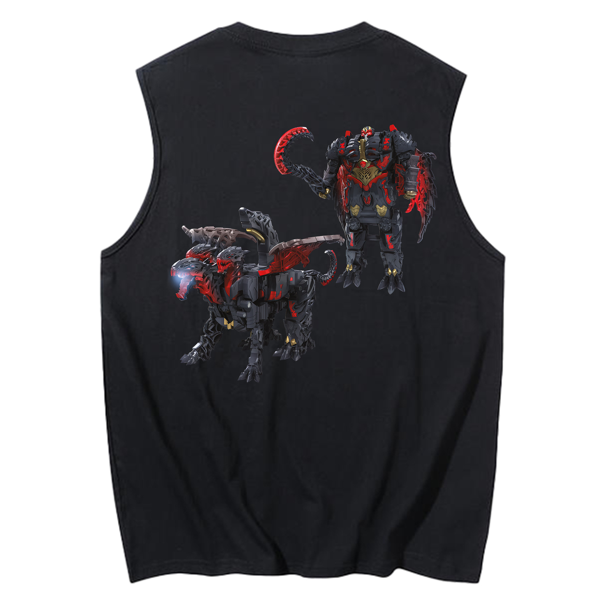 （画像用） Transformers トランスフォーマー コットン100％タンクトップ（背面プリント）