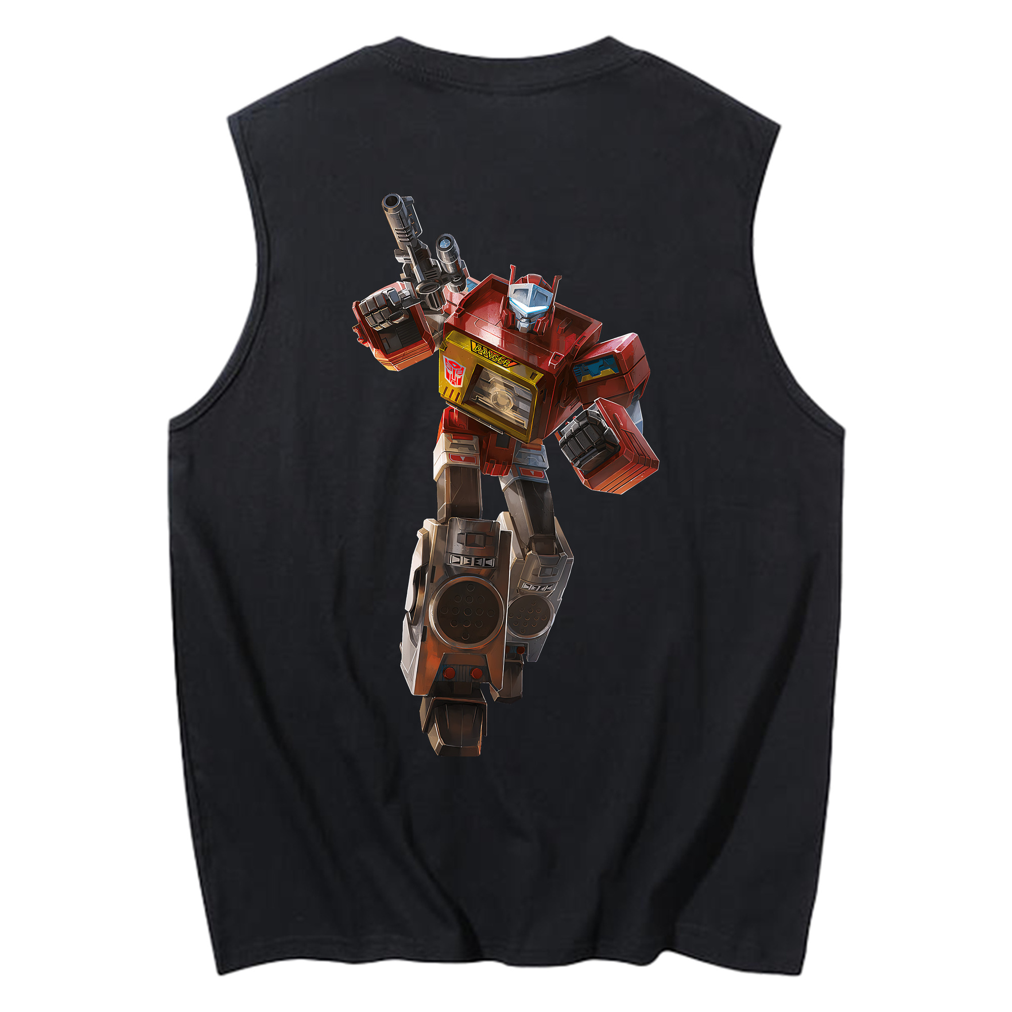 （画像用） Transformers トランスフォーマー コットン100％タンクトップ（背面プリント）