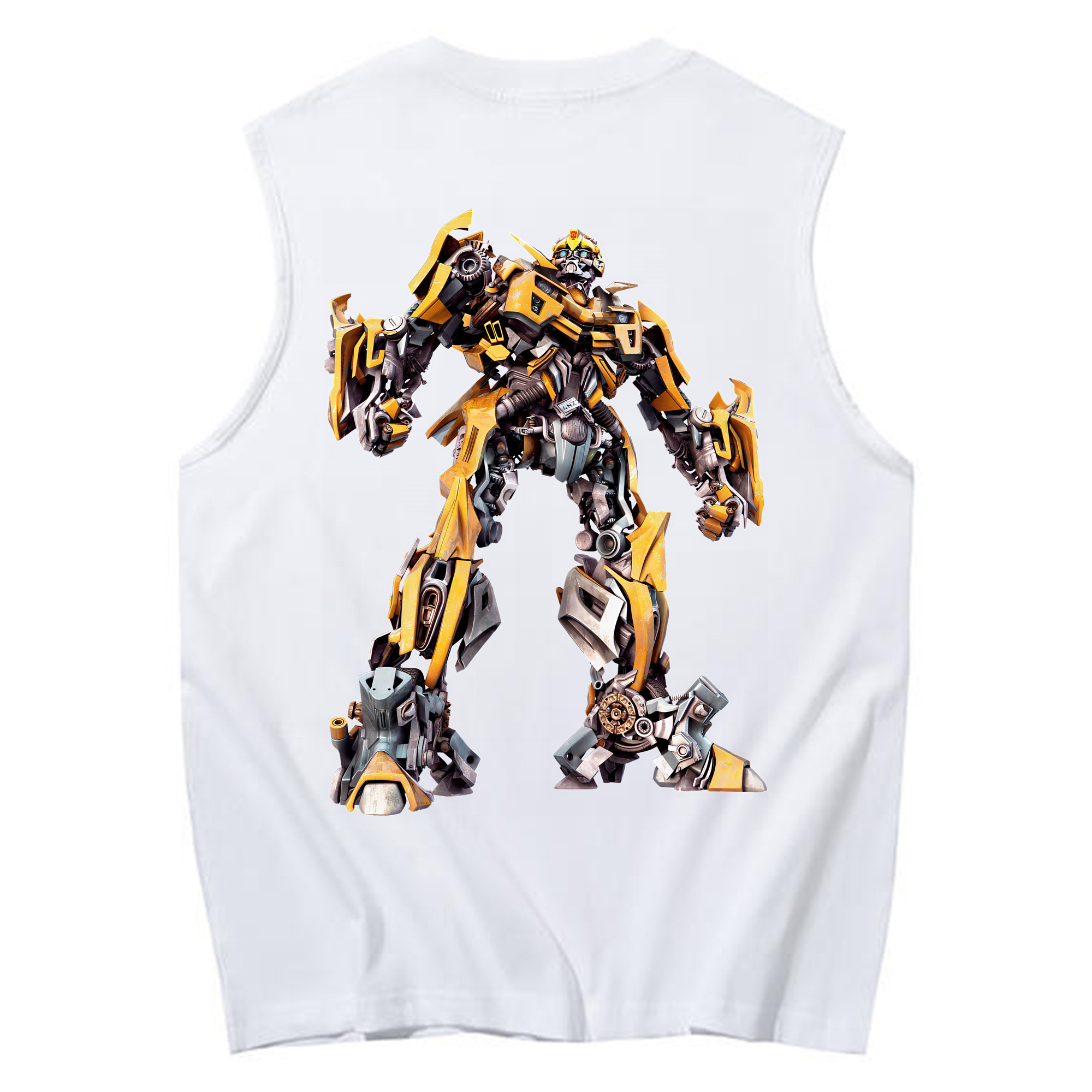 （画像用） Transformers トランスフォーマー コットン100％タンクトップ（背面プリント）