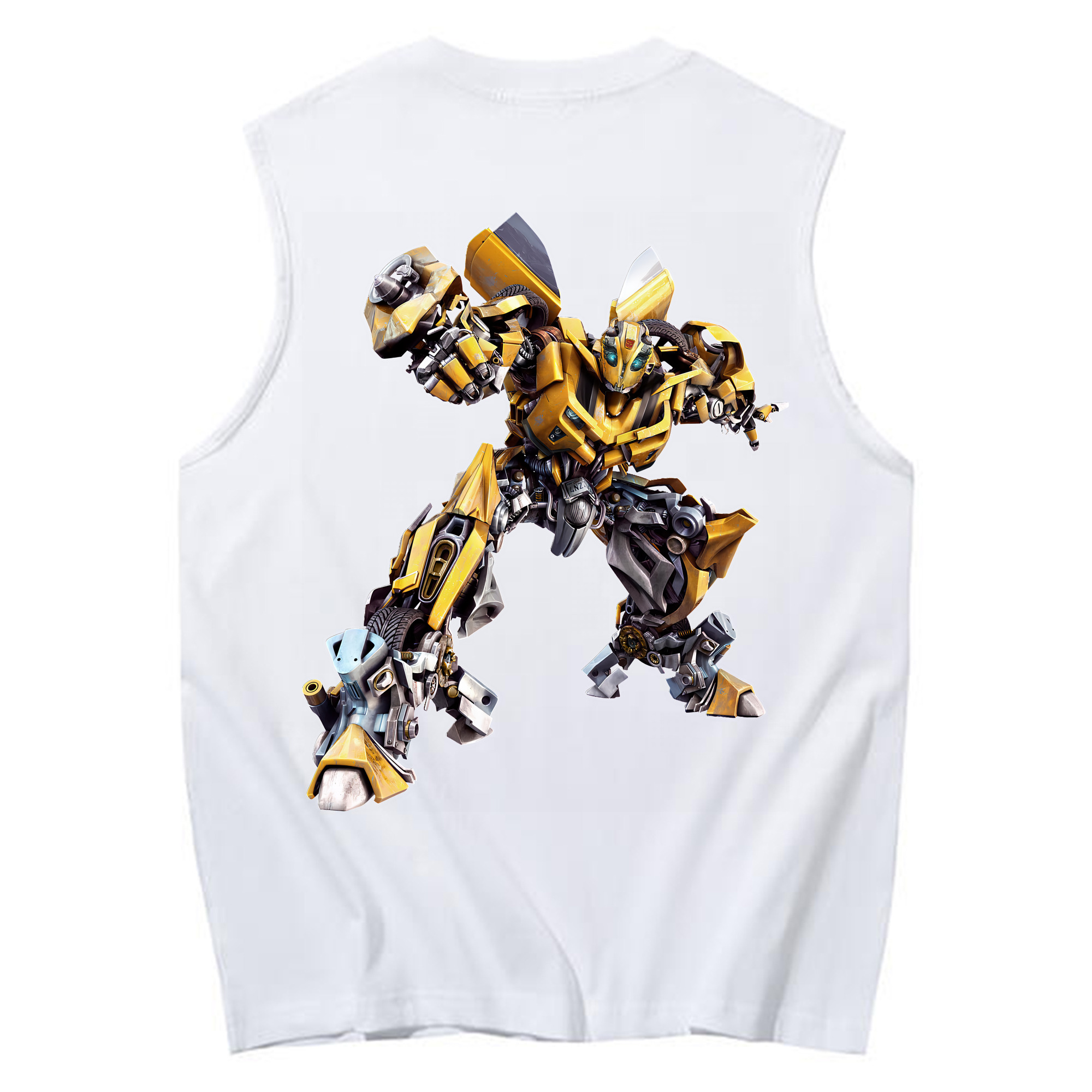 （画像用） Transformers トランスフォーマー コットン100％タンクトップ（背面プリント）