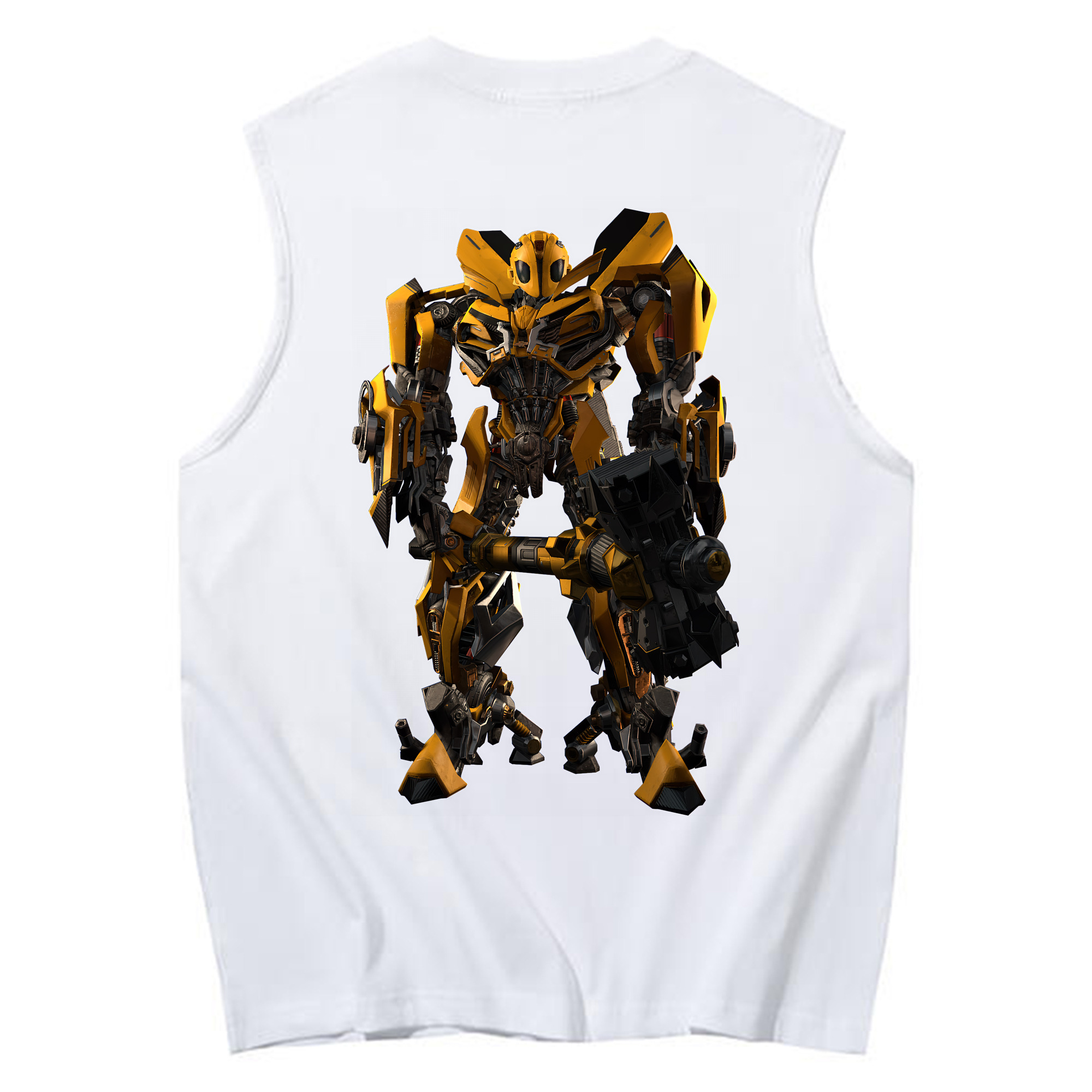 （画像用） Transformers トランスフォーマー コットン100％タンクトップ（背面プリント）