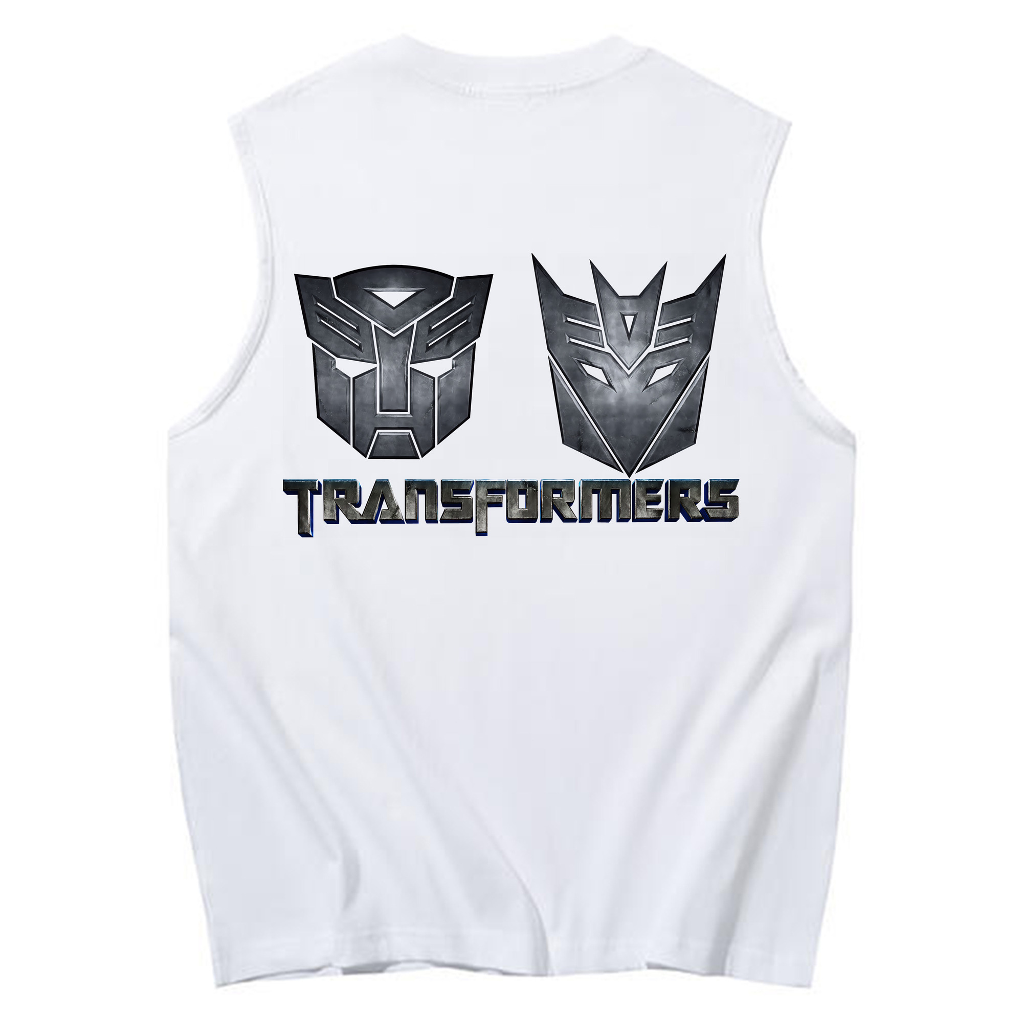 （画像用） Transformers トランスフォーマー コットン100％タンクトップ（背面プリント）