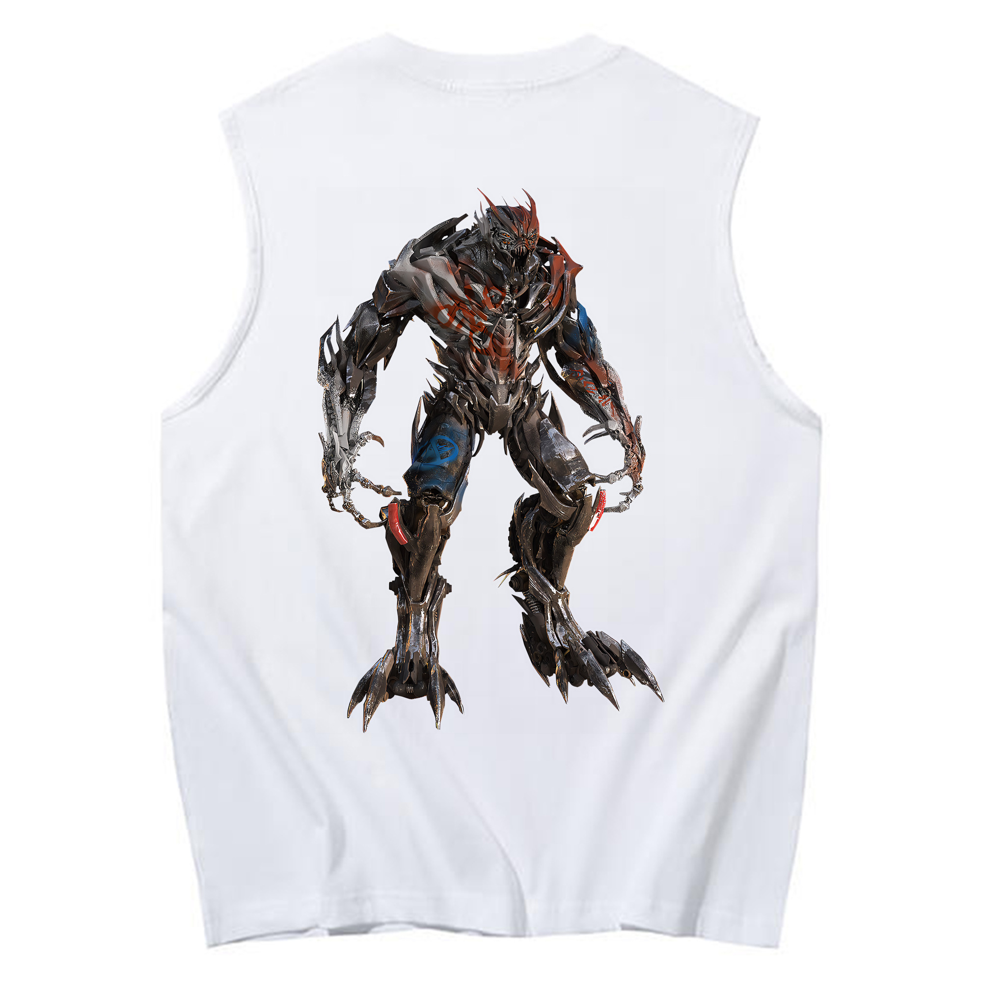 （画像用） Transformers トランスフォーマー コットン100％タンクトップ（背面プリント）