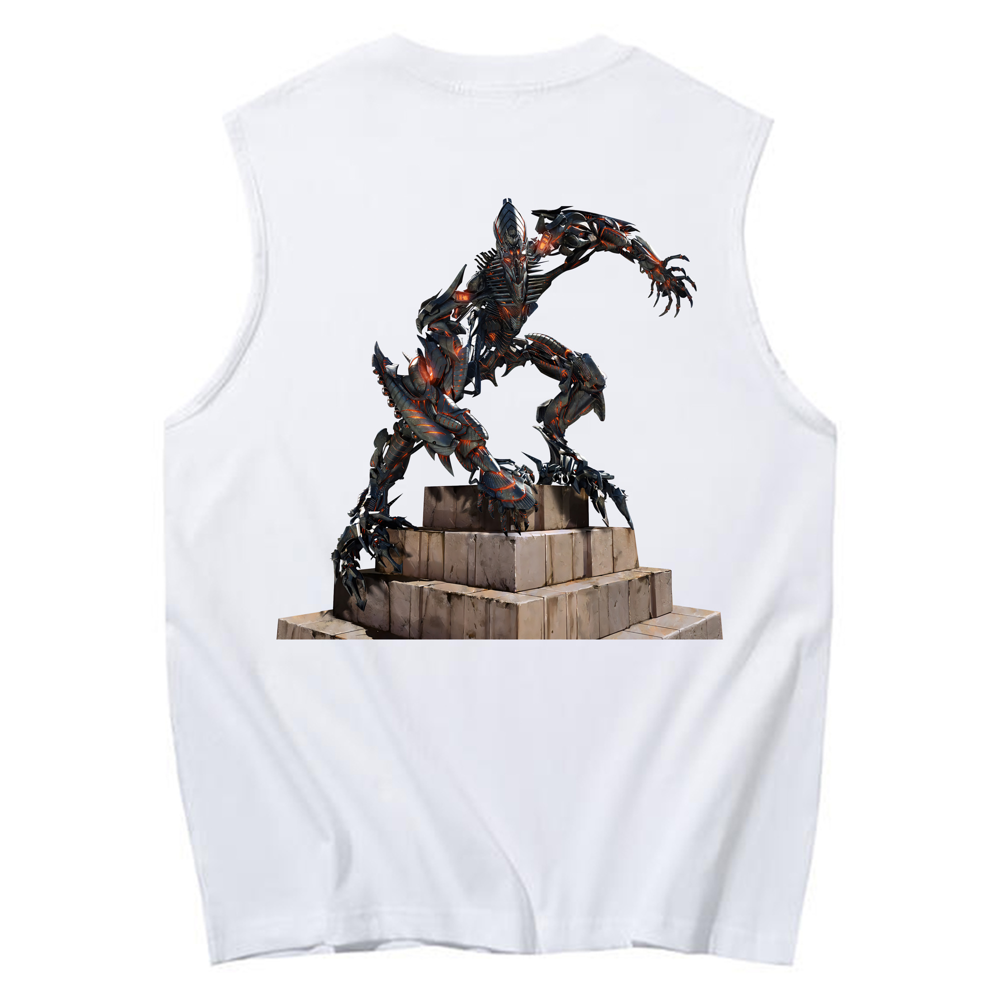 （画像用） Transformers トランスフォーマー コットン100％タンクトップ（背面プリント）