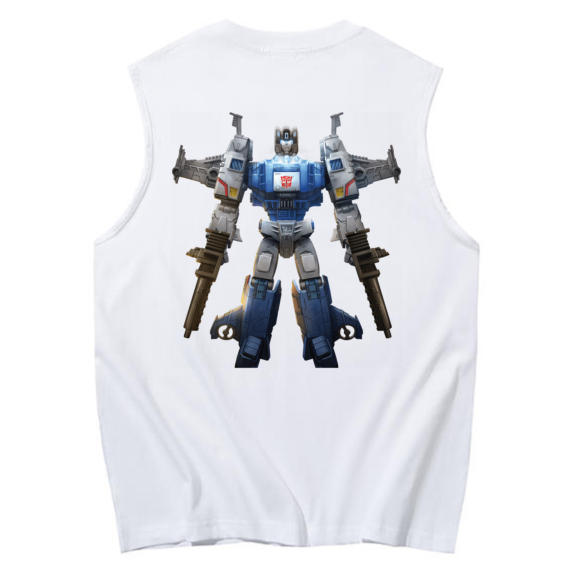 （画像用） Transformers トランスフォーマー コットン100％タンクトップ（背面プリント）