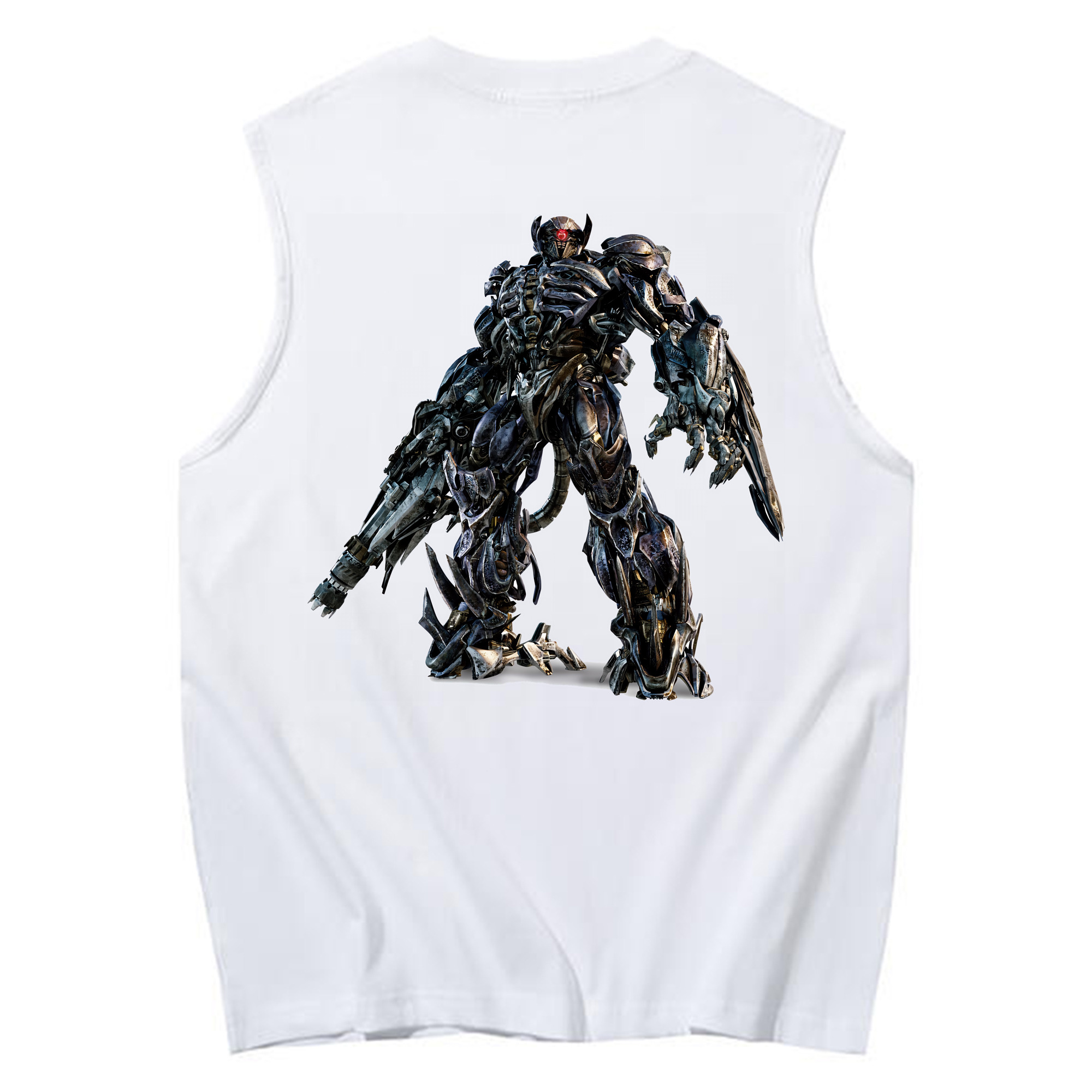 （画像用） Transformers トランスフォーマー コットン100％タンクトップ（背面プリント）