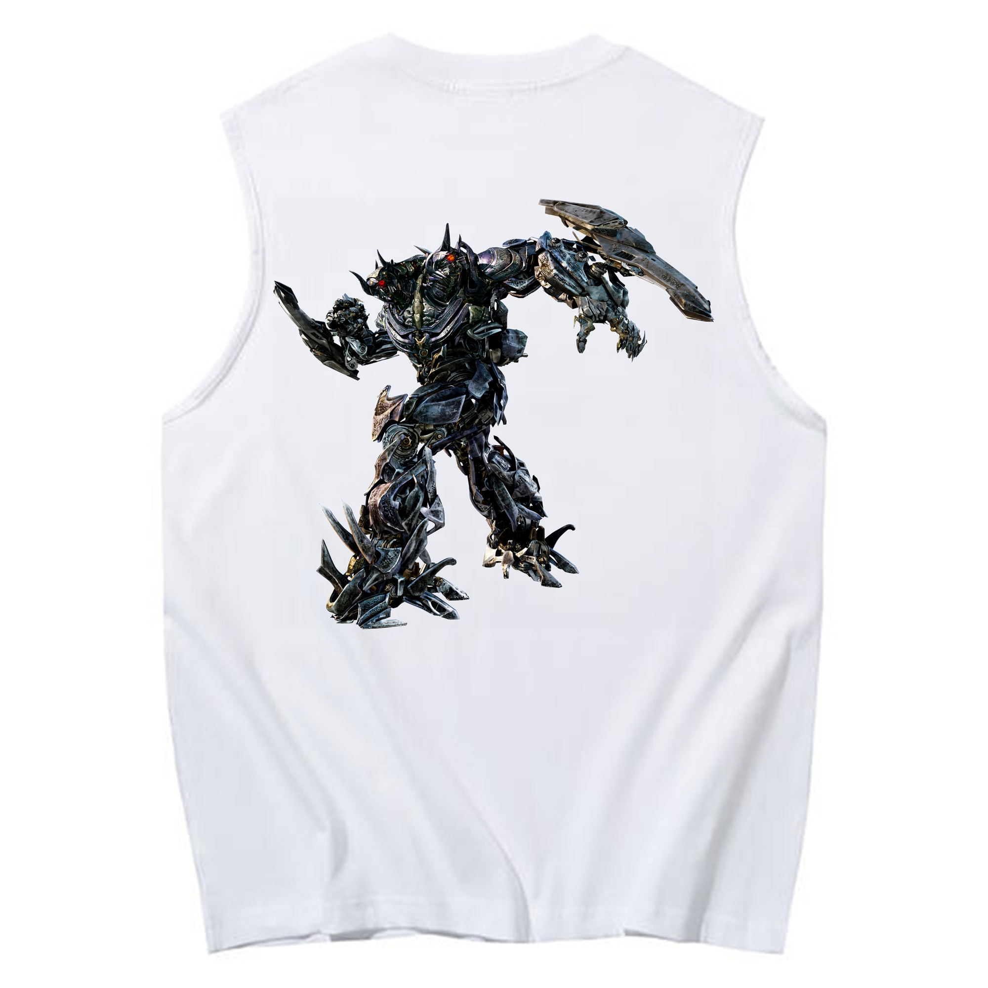 （画像用） Transformers トランスフォーマー コットン100％タンクトップ（背面プリント）