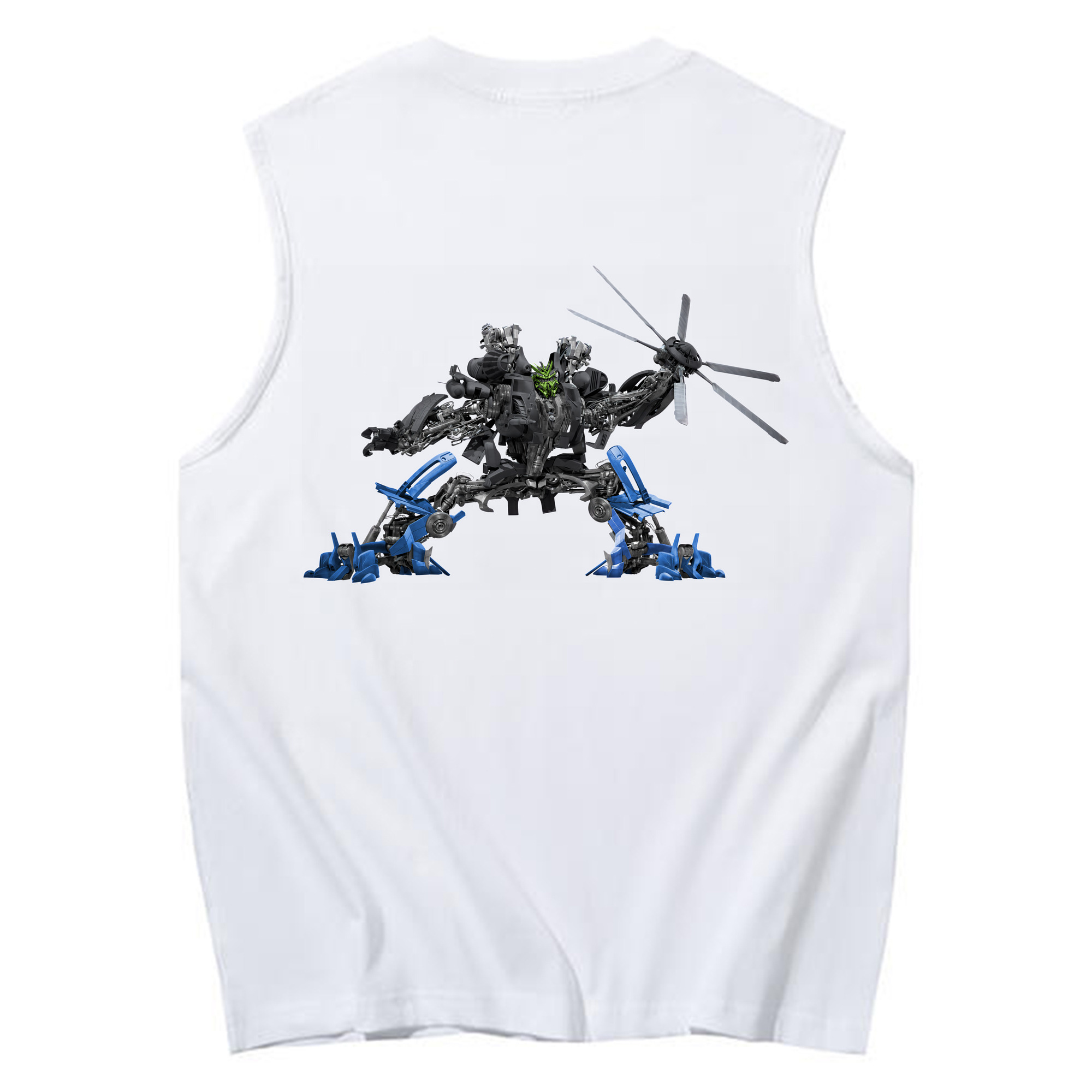 （画像用） Transformers トランスフォーマー コットン100％タンクトップ（背面プリント）