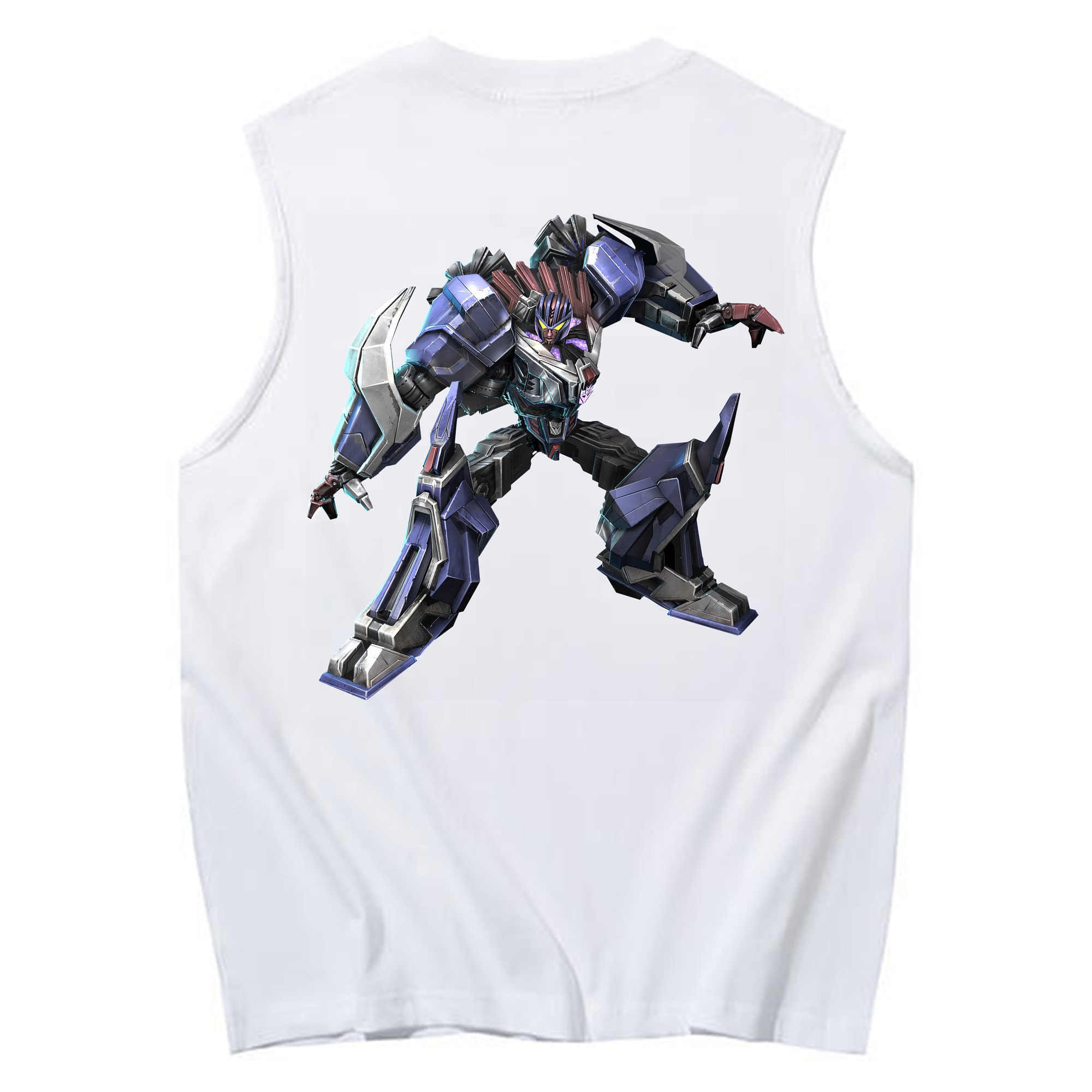 （画像用） Transformers トランスフォーマー コットン100％タンクトップ（背面プリント）