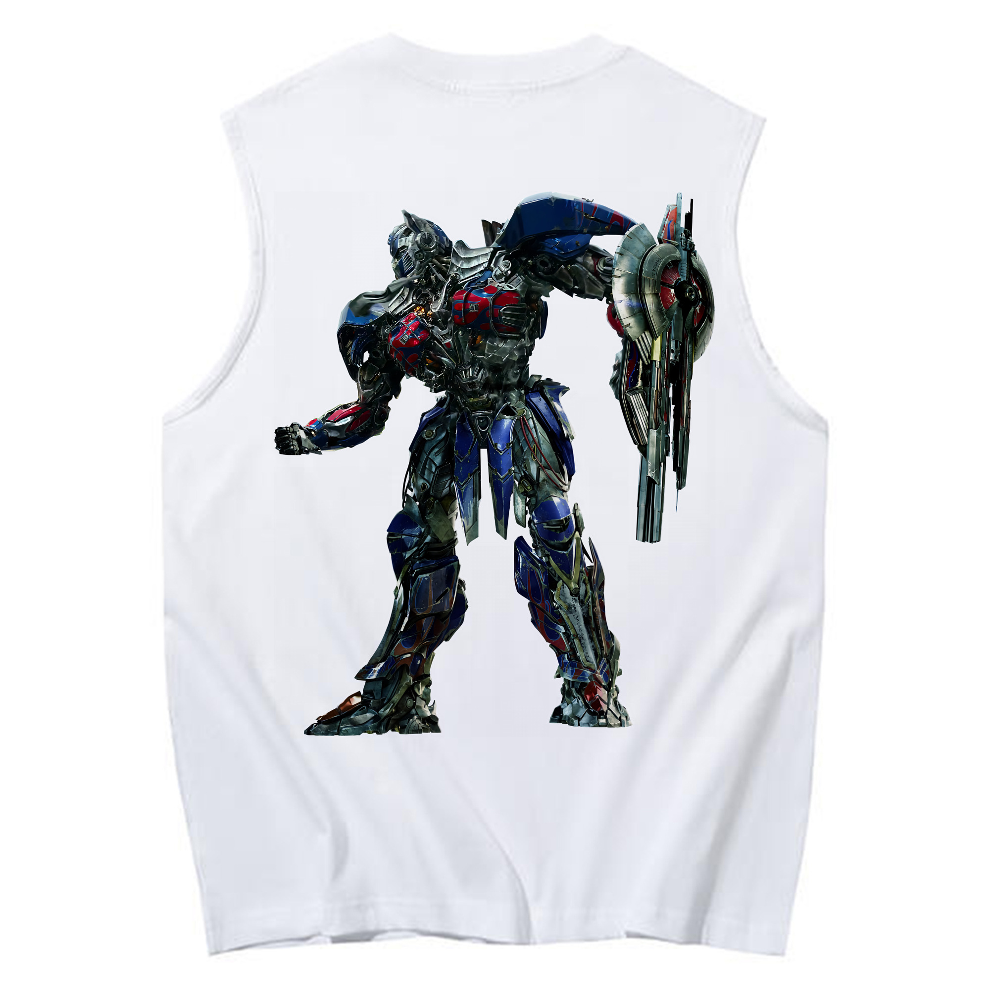 （画像用） Transformers トランスフォーマー コットン100％タンクトップ（背面プリント）