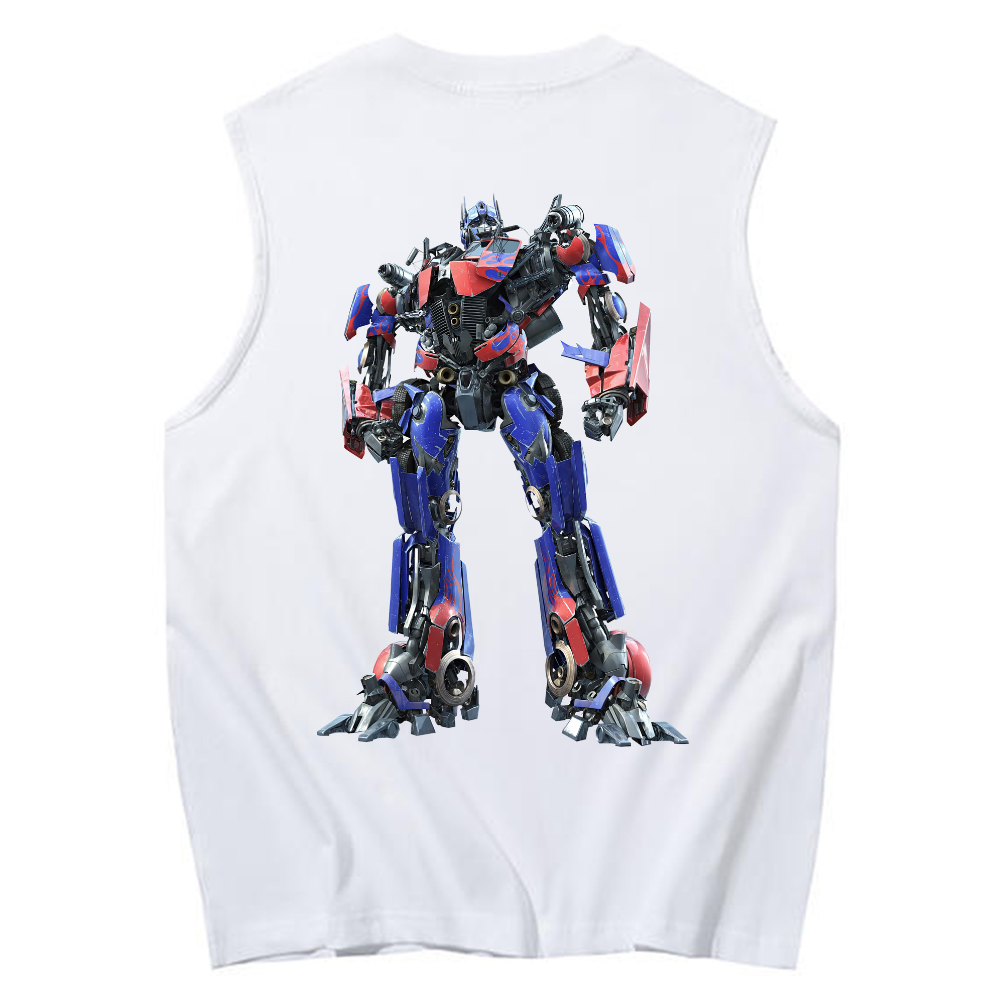 （画像用） Transformers トランスフォーマー コットン100％タンクトップ（背面プリント）