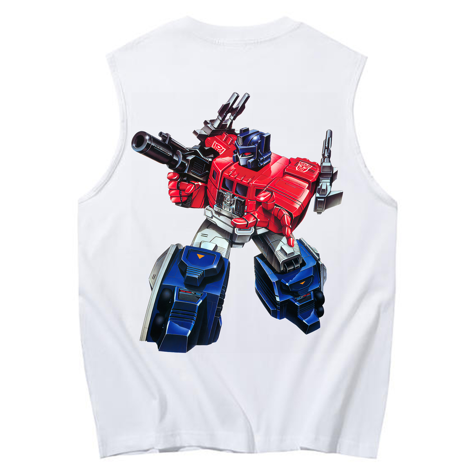 （画像用） Transformers トランスフォーマー コットン100％タンクトップ（背面プリント）