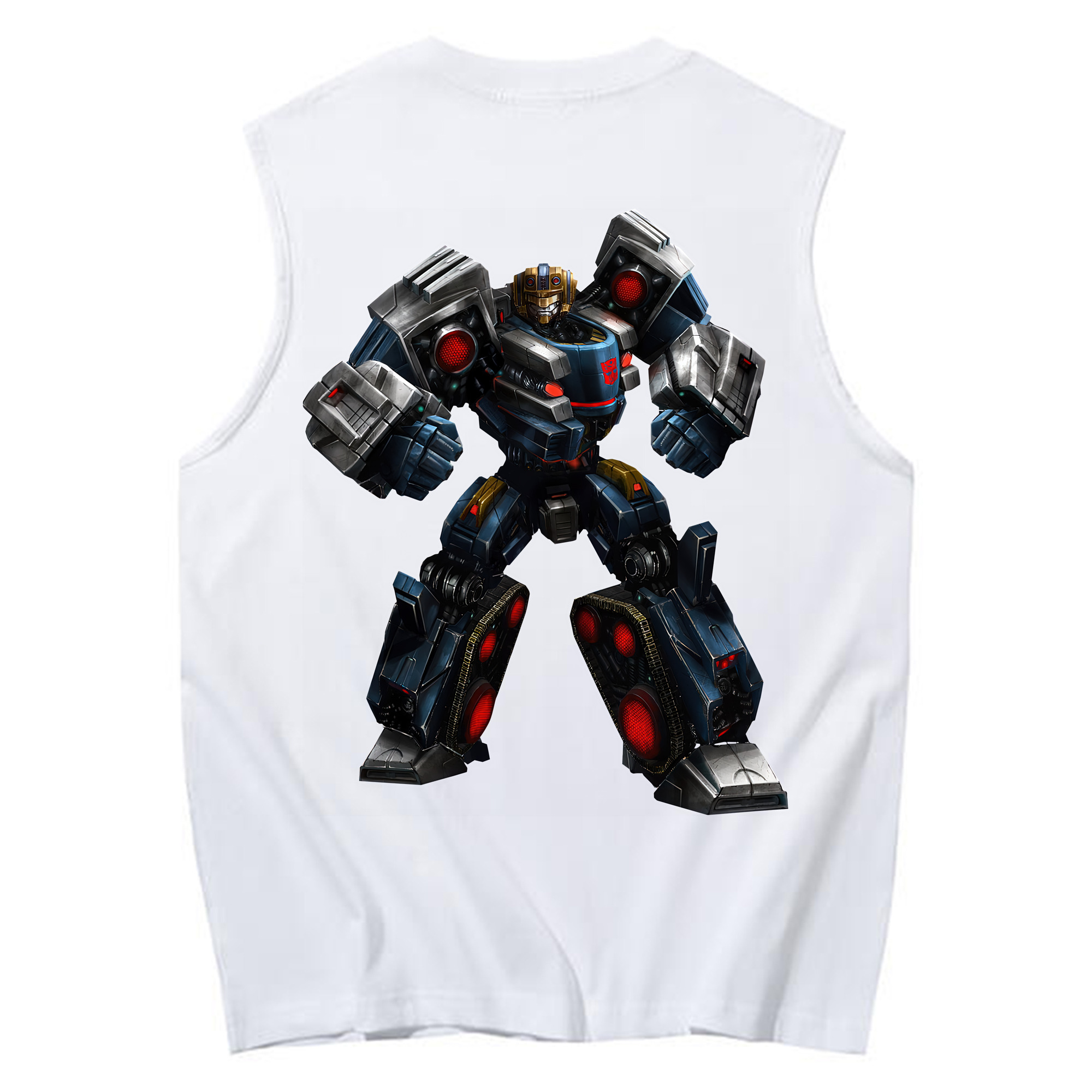 （画像用） Transformers トランスフォーマー コットン100％タンクトップ（背面プリント）