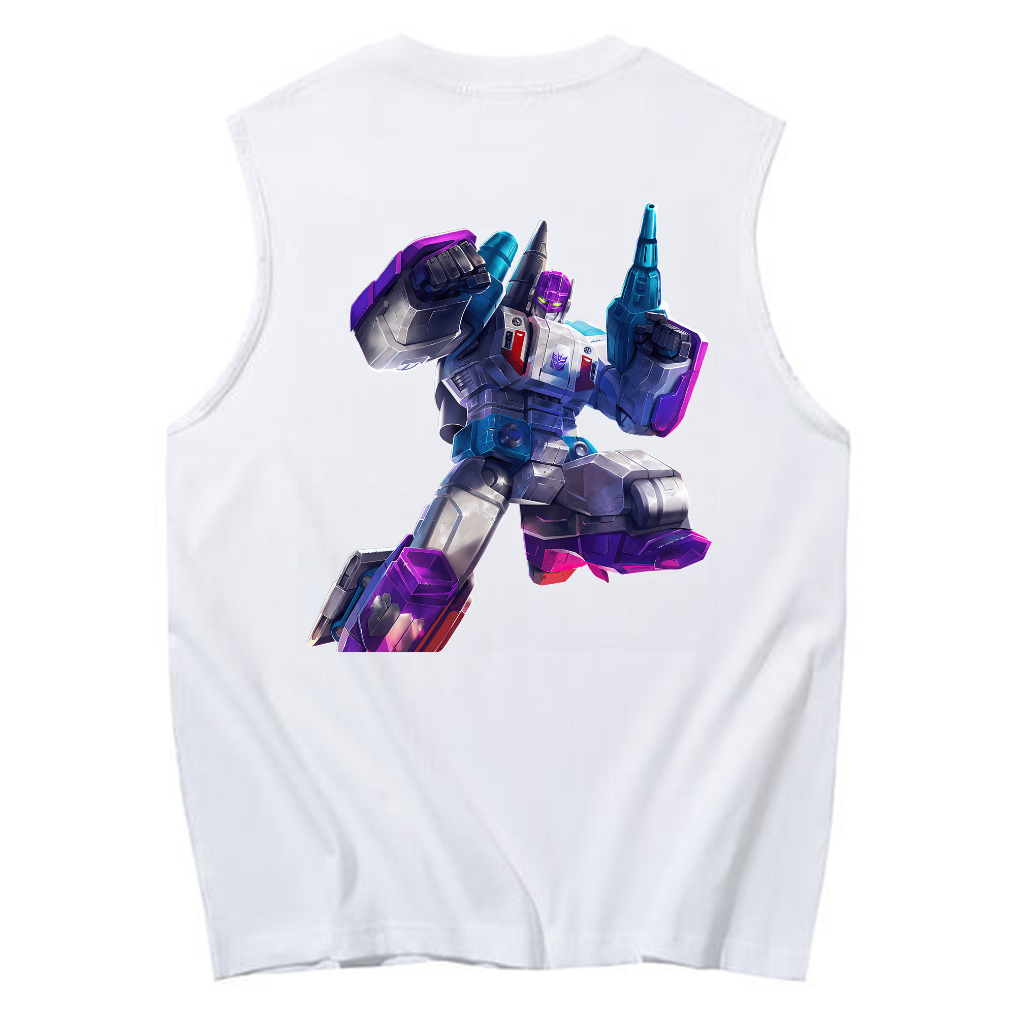 （画像用） Transformers トランスフォーマー コットン100％タンクトップ（背面プリント）