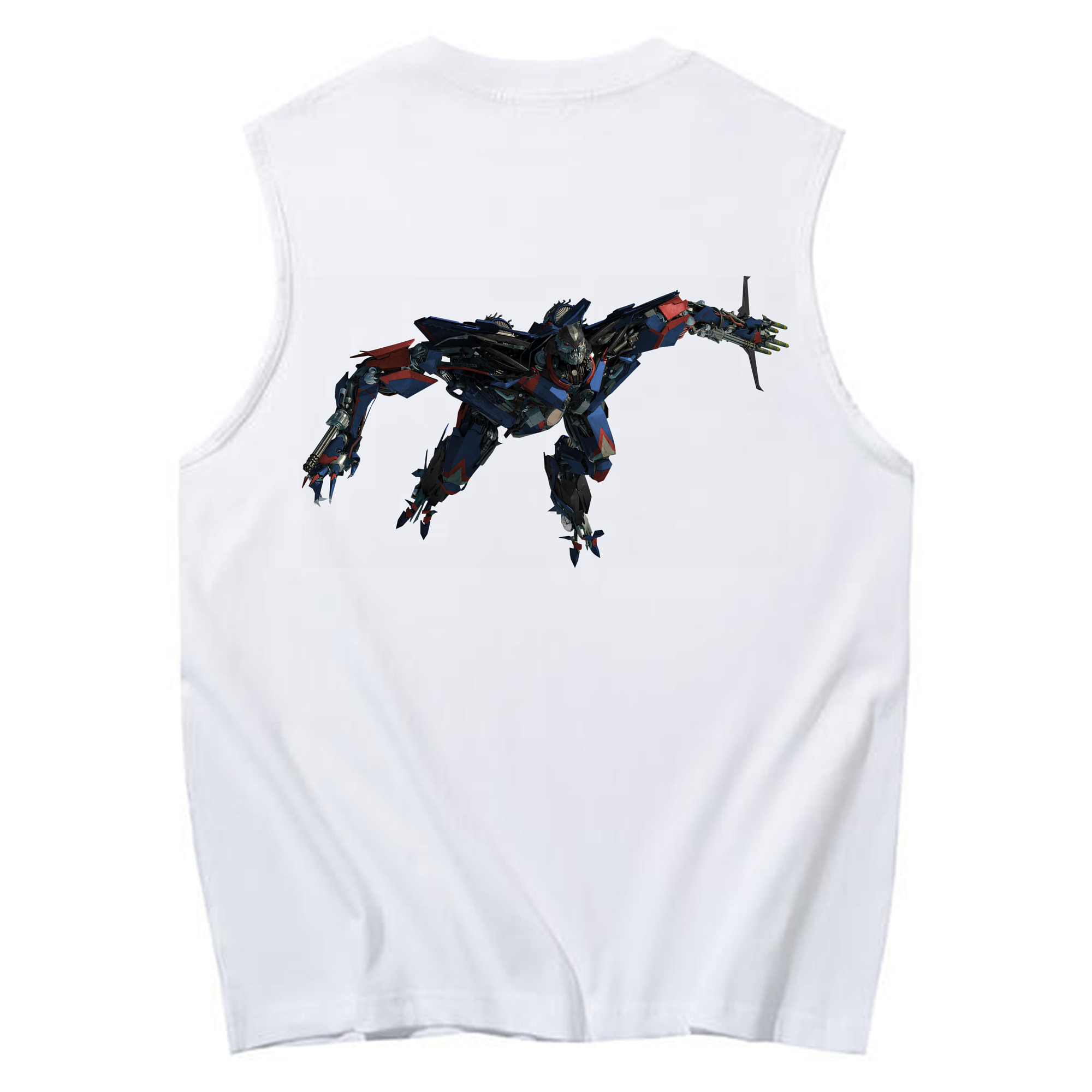 （画像用） Transformers トランスフォーマー コットン100％タンクトップ（背面プリント）