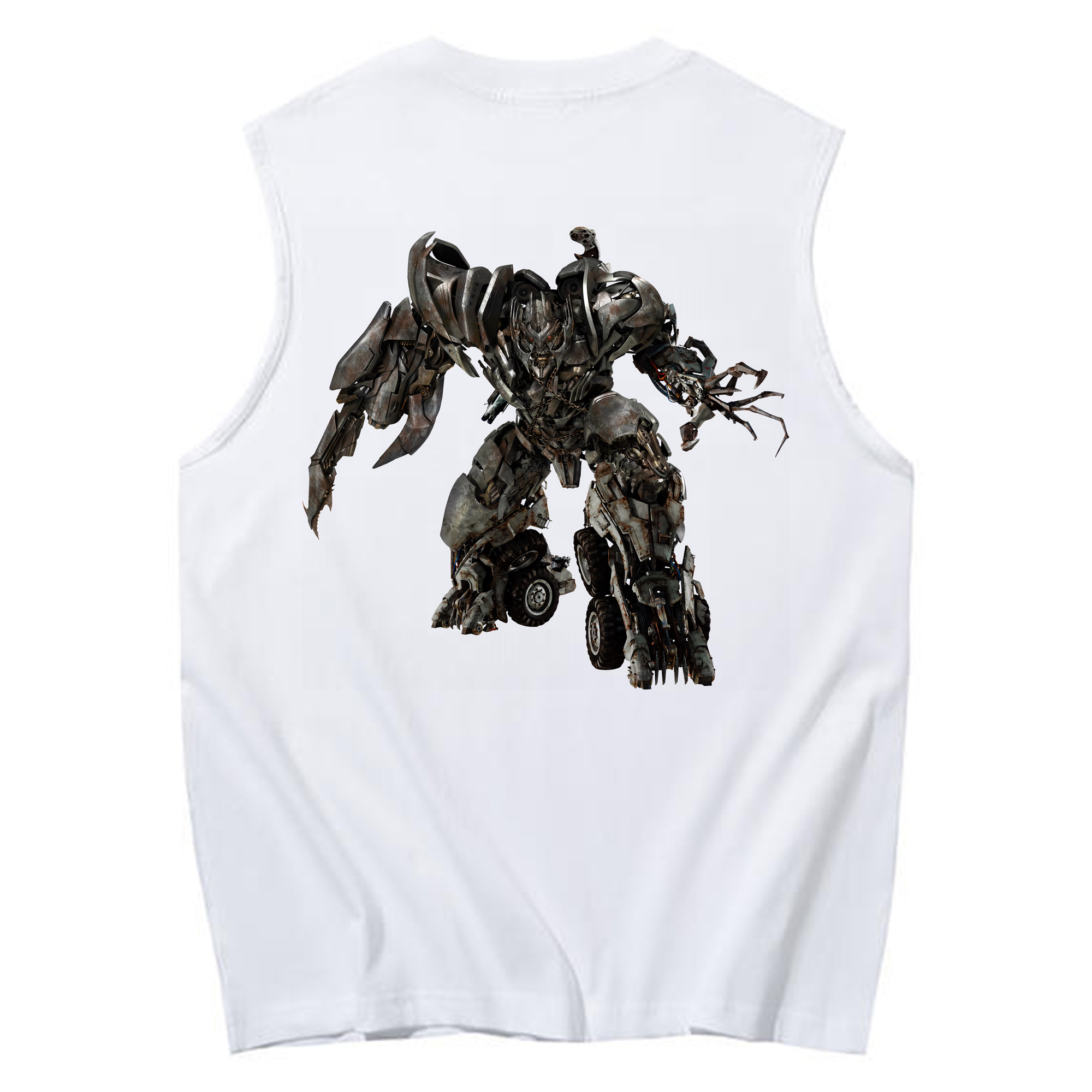 （画像用） Transformers トランスフォーマー コットン100％タンクトップ（背面プリント）