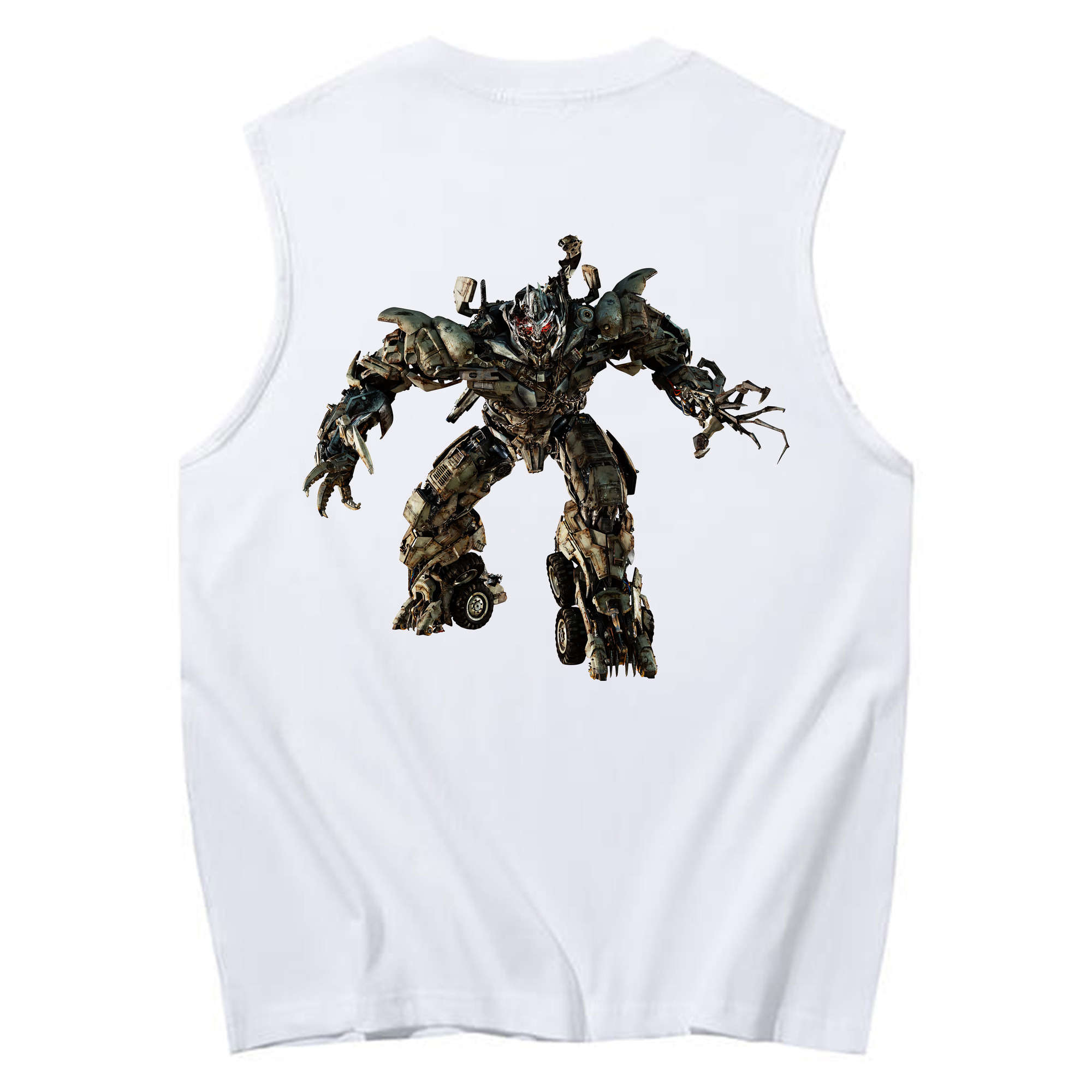 （画像用） Transformers トランスフォーマー コットン100％タンクトップ（背面プリント）