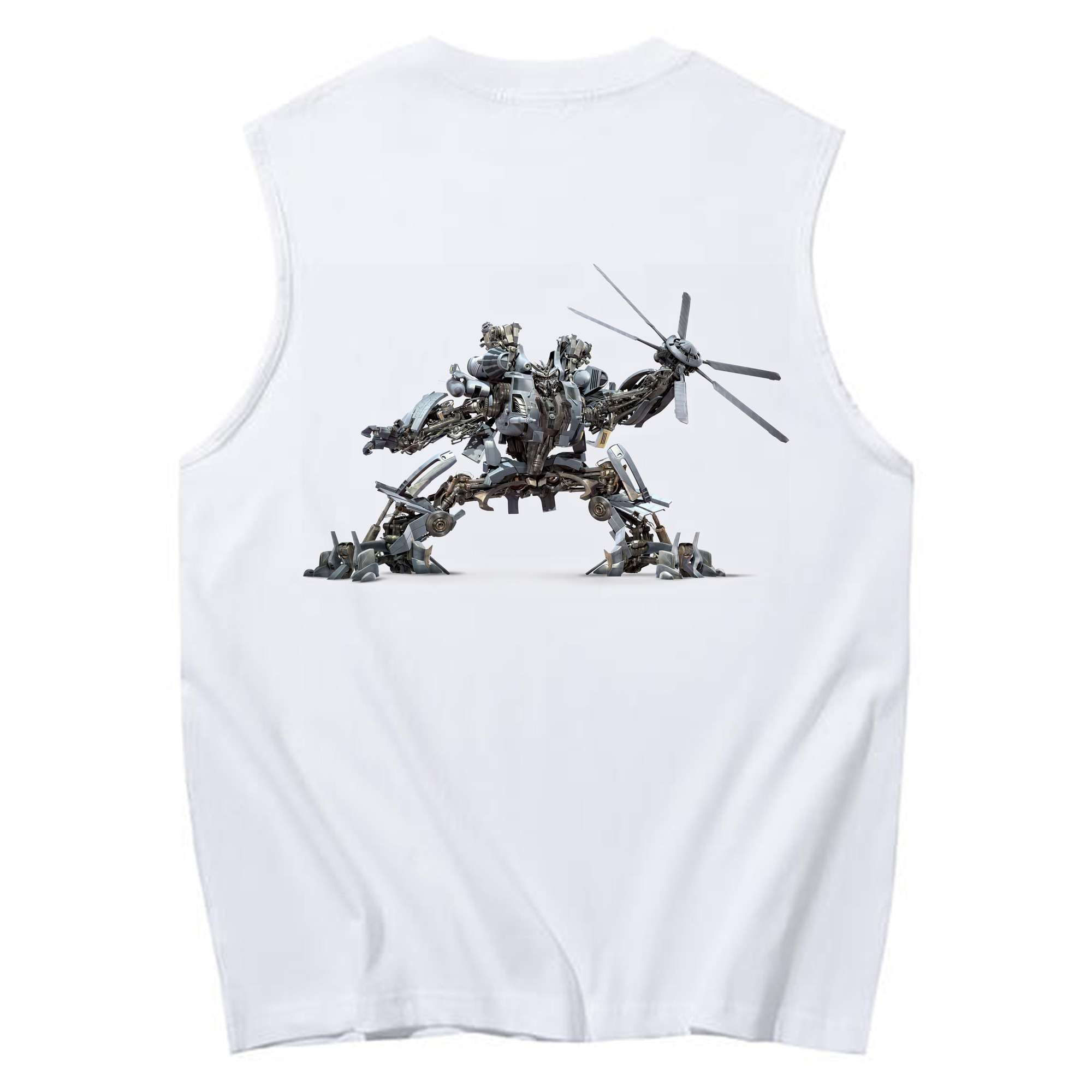 （画像用） Transformers トランスフォーマー コットン100％タンクトップ（背面プリント）